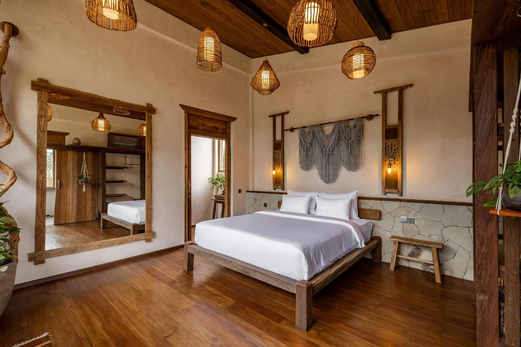 Bed in Casa Pohon Ubud