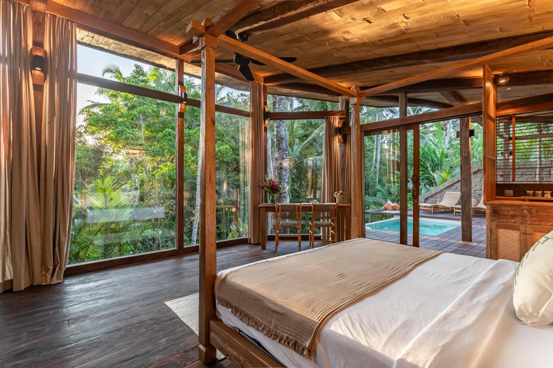 Bed in Casa Pohon Ubud