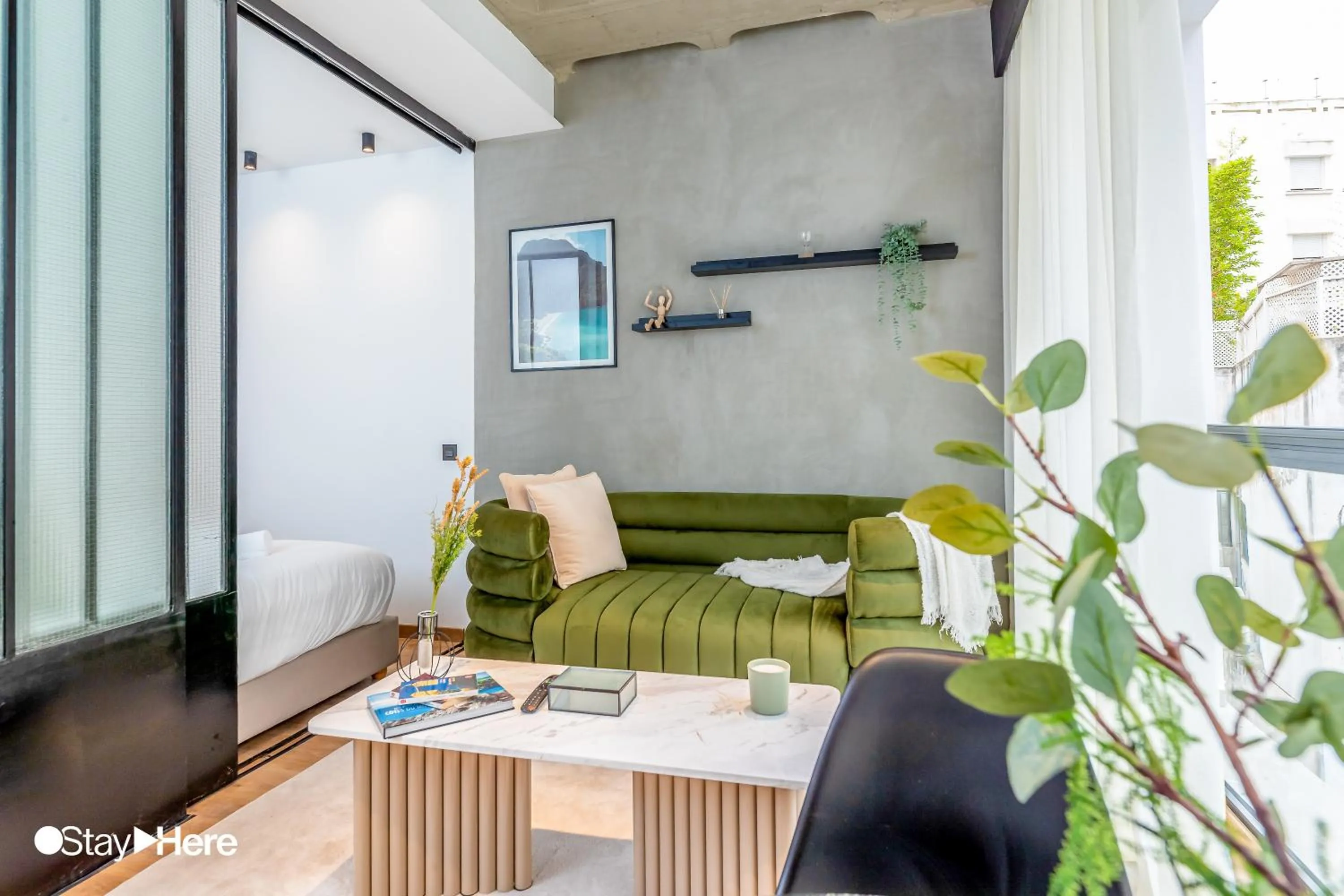 Seating area in Stayhere Casablanca - Gauthier 1 - Modern Residence