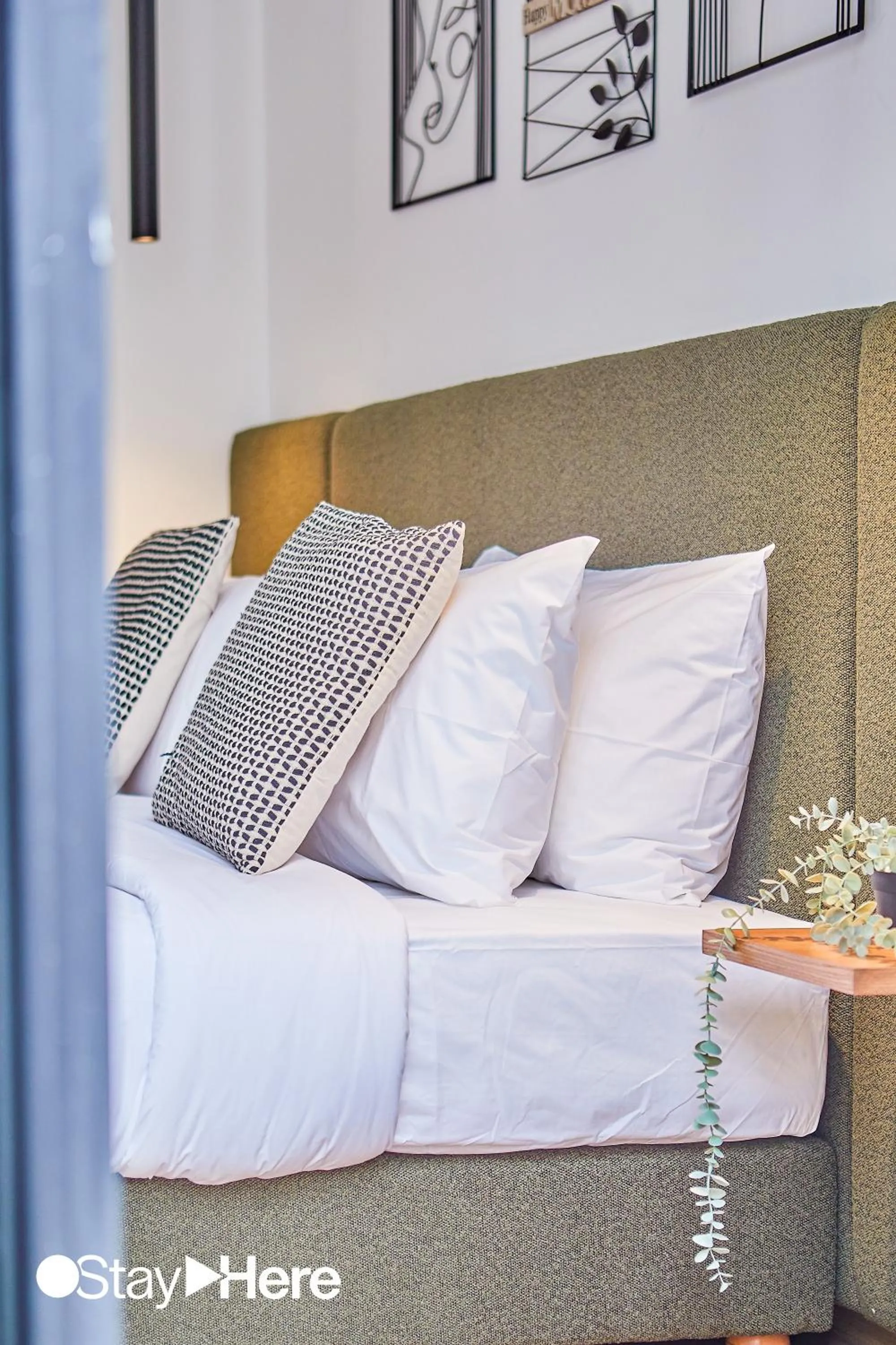 Bed in Stayhere Casablanca - Gauthier 1 - Modern Residence