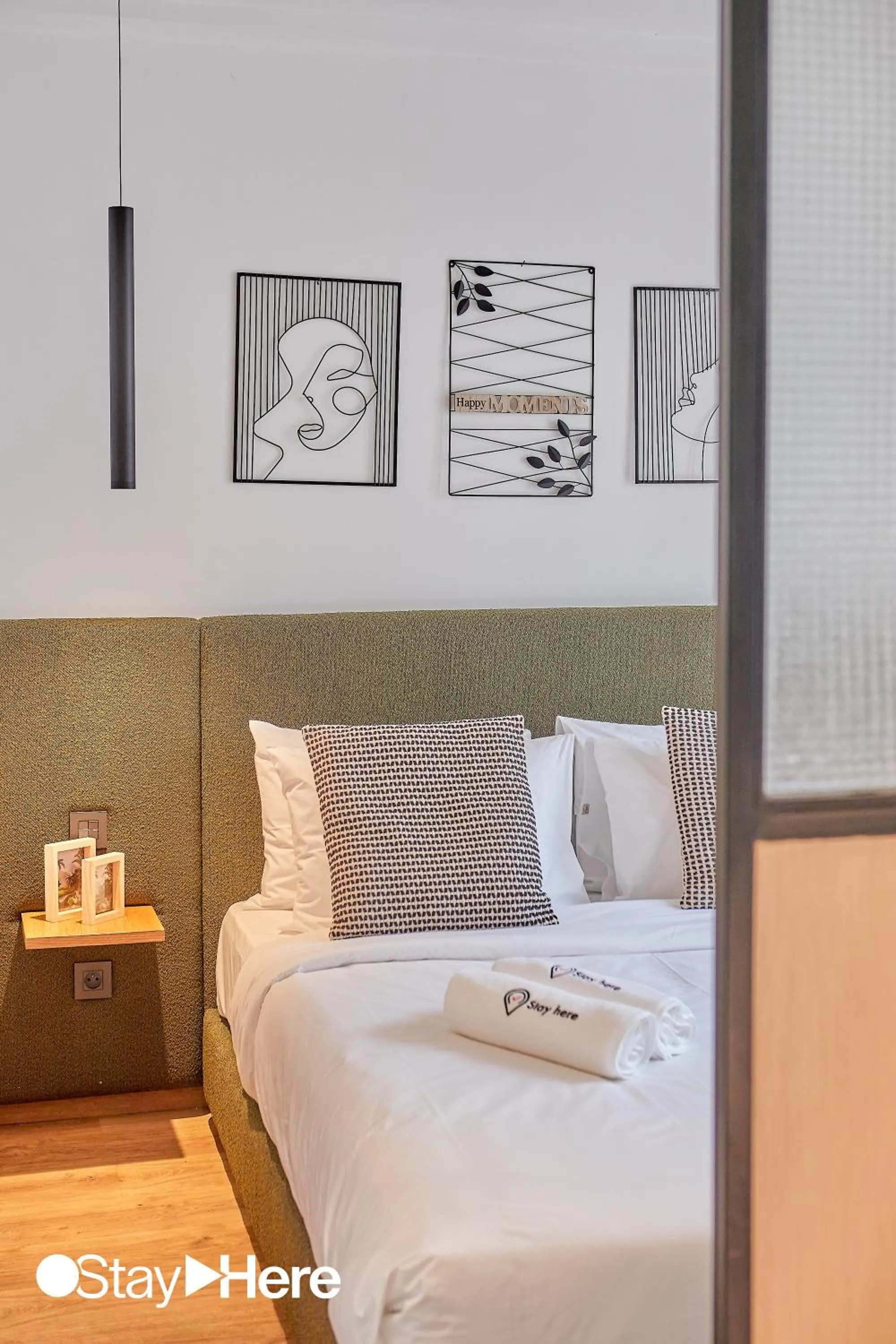 Bed in Stayhere Casablanca - Gauthier 1 - Modern Residence