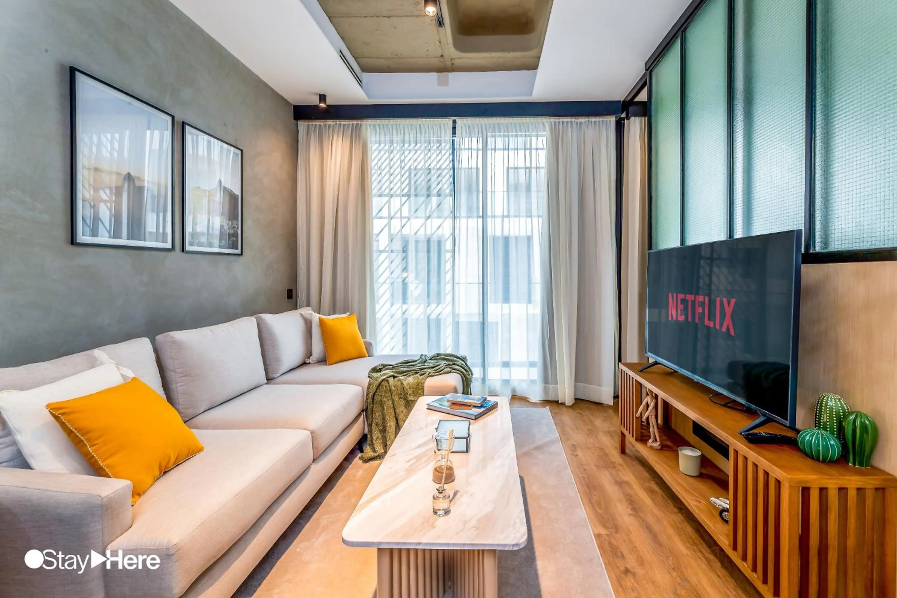 Seating area in Stayhere Casablanca - Gauthier 1 - Modern Residence