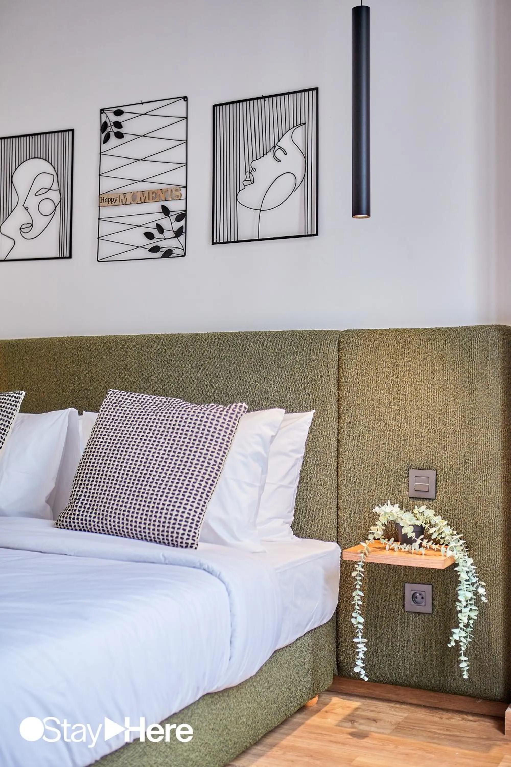 Bed in Stayhere Casablanca - Gauthier 1 - Modern Residence