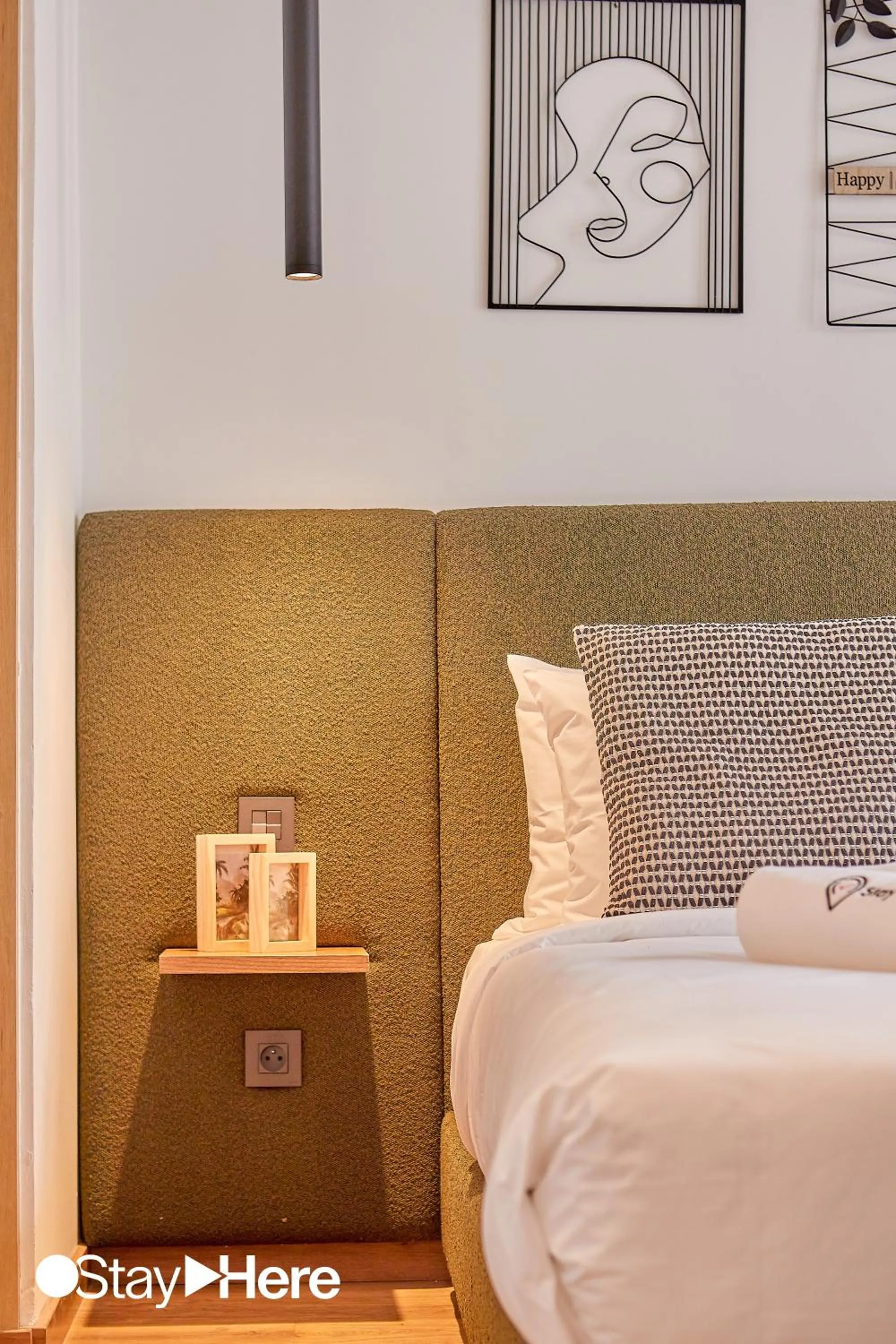 Bed in Stayhere Casablanca - Gauthier 1 - Modern Residence