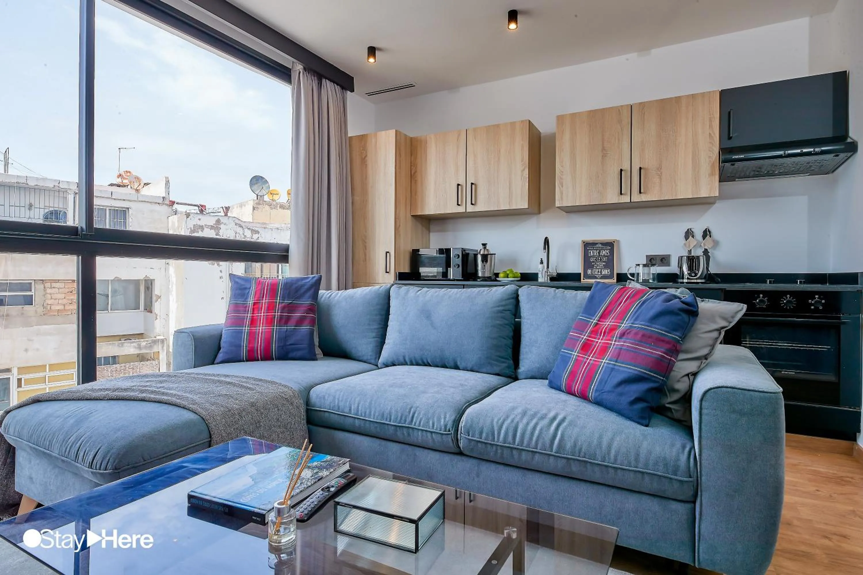 Seating area in Stayhere Casablanca - Gauthier 1 - Modern Residence