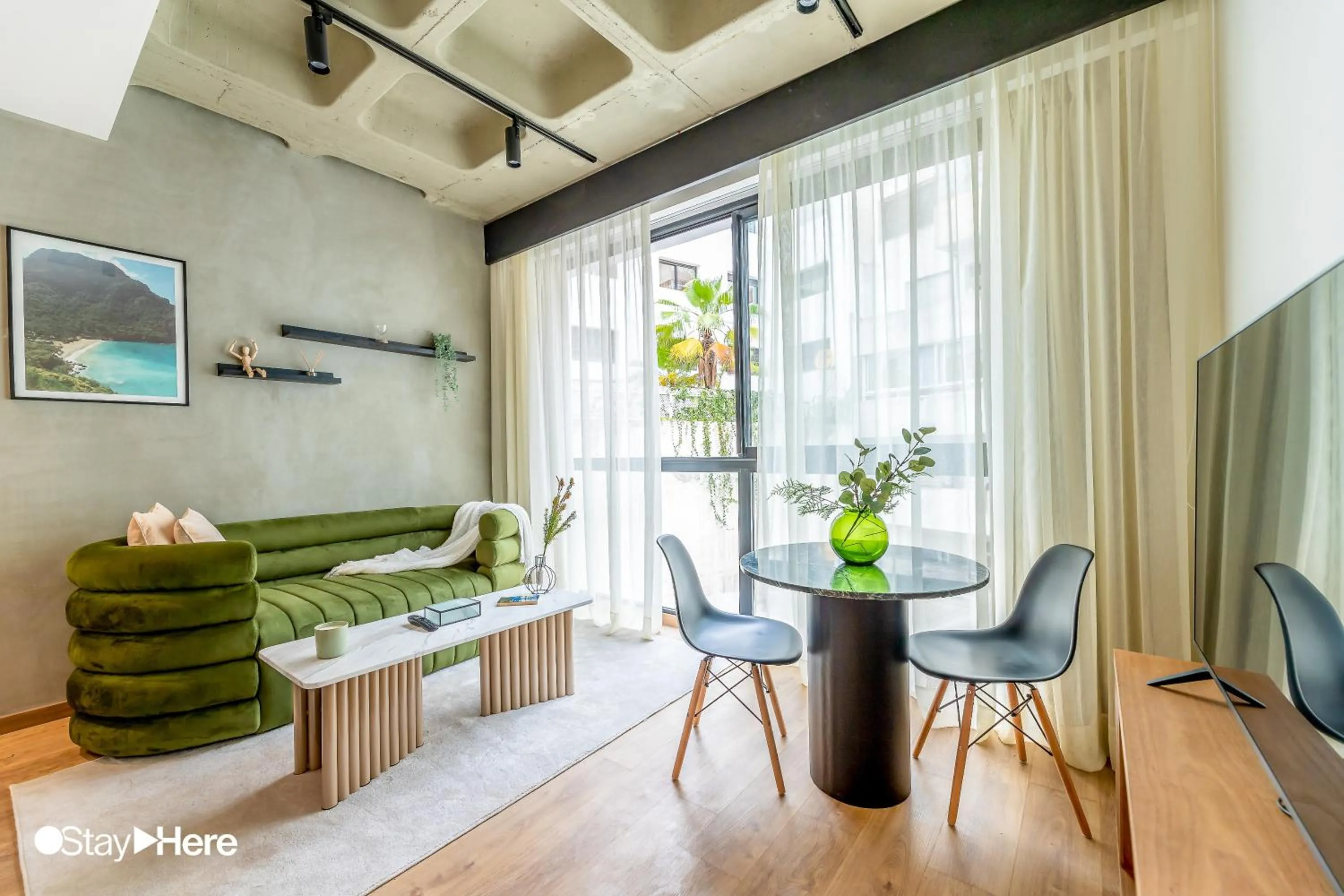 Seating area in Stayhere Casablanca - Gauthier 1 - Modern Residence