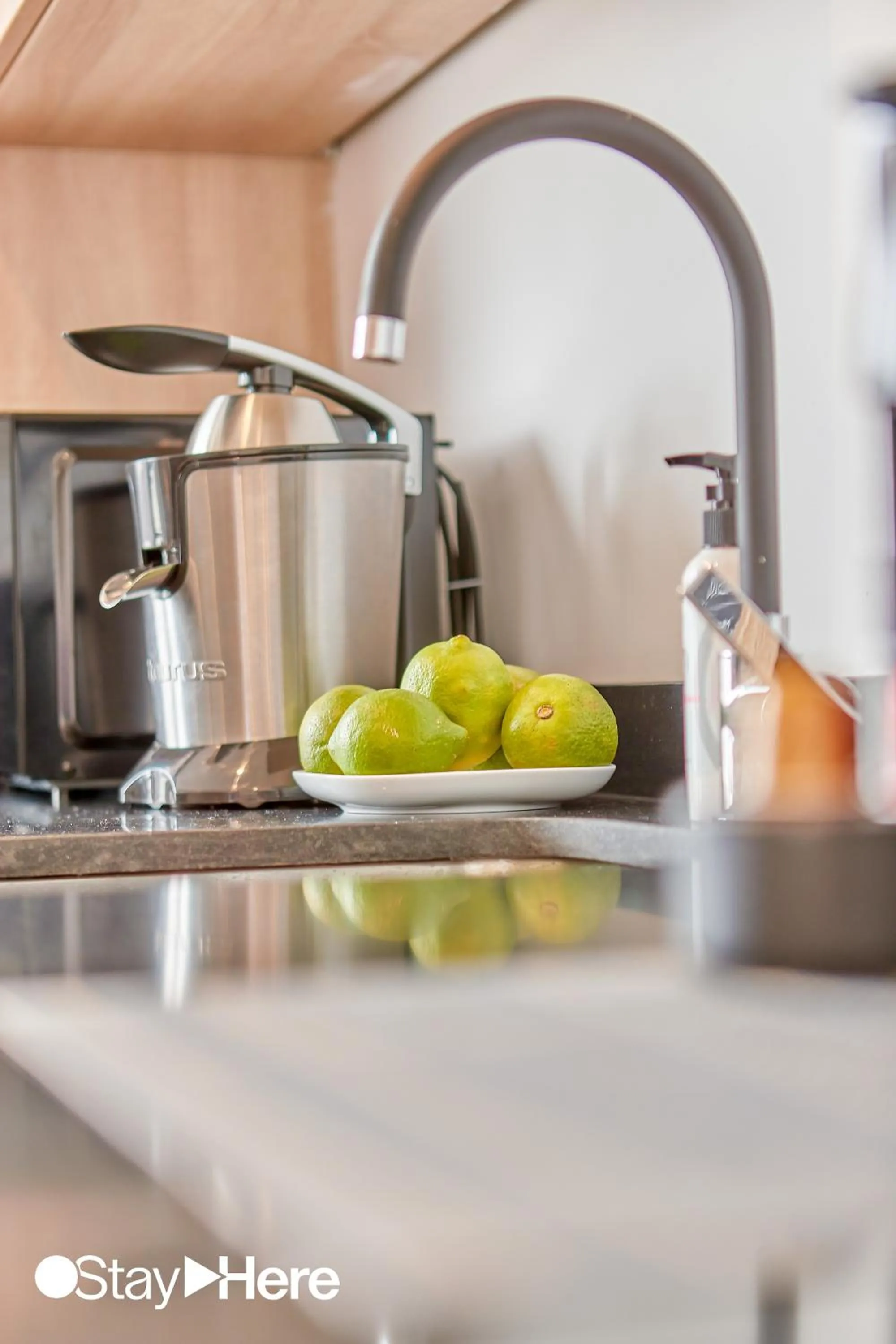 Kitchen or kitchenette in Stayhere Casablanca - Gauthier 1 - Modern Residence