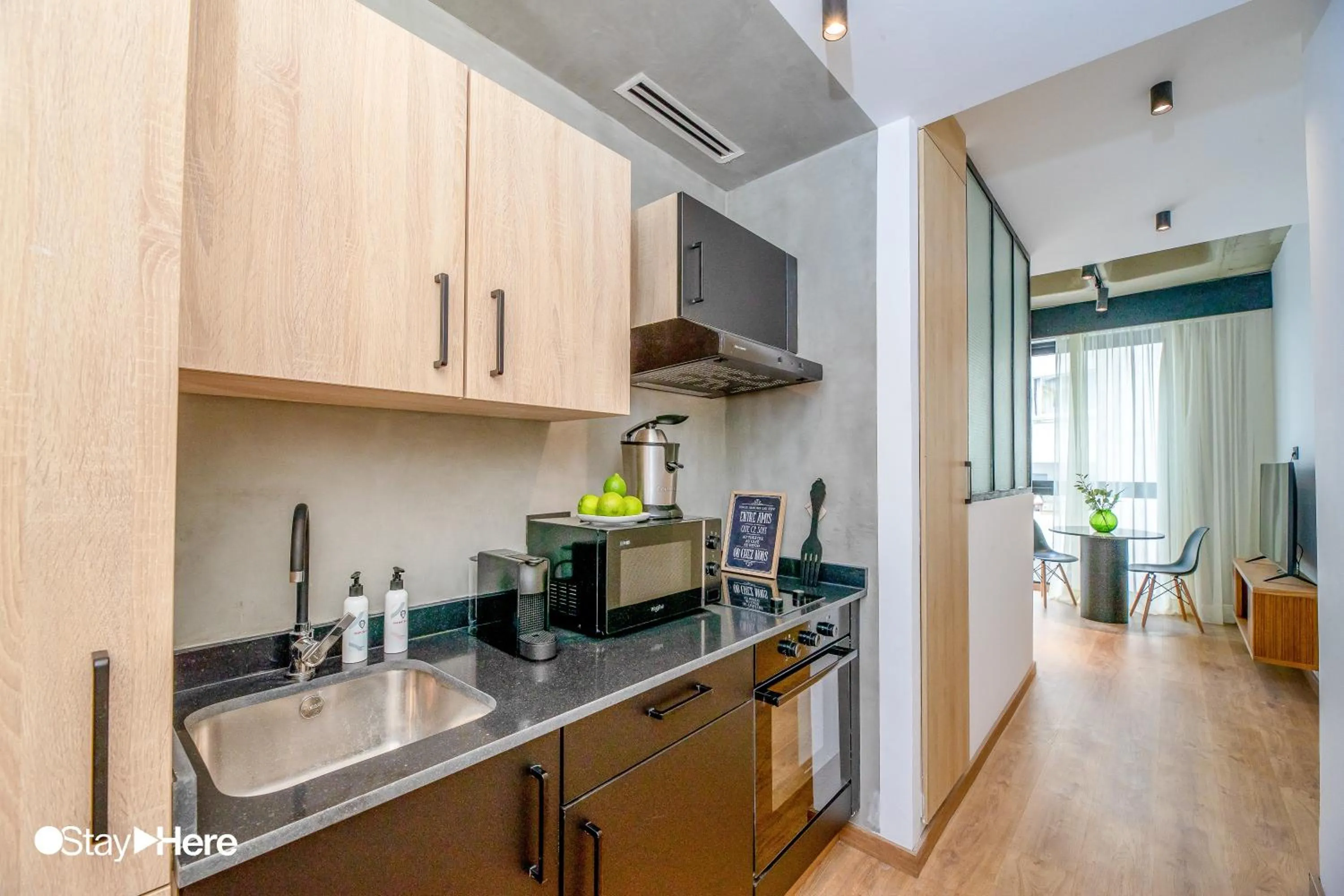 Kitchen or kitchenette in Stayhere Casablanca - Gauthier 1 - Modern Residence