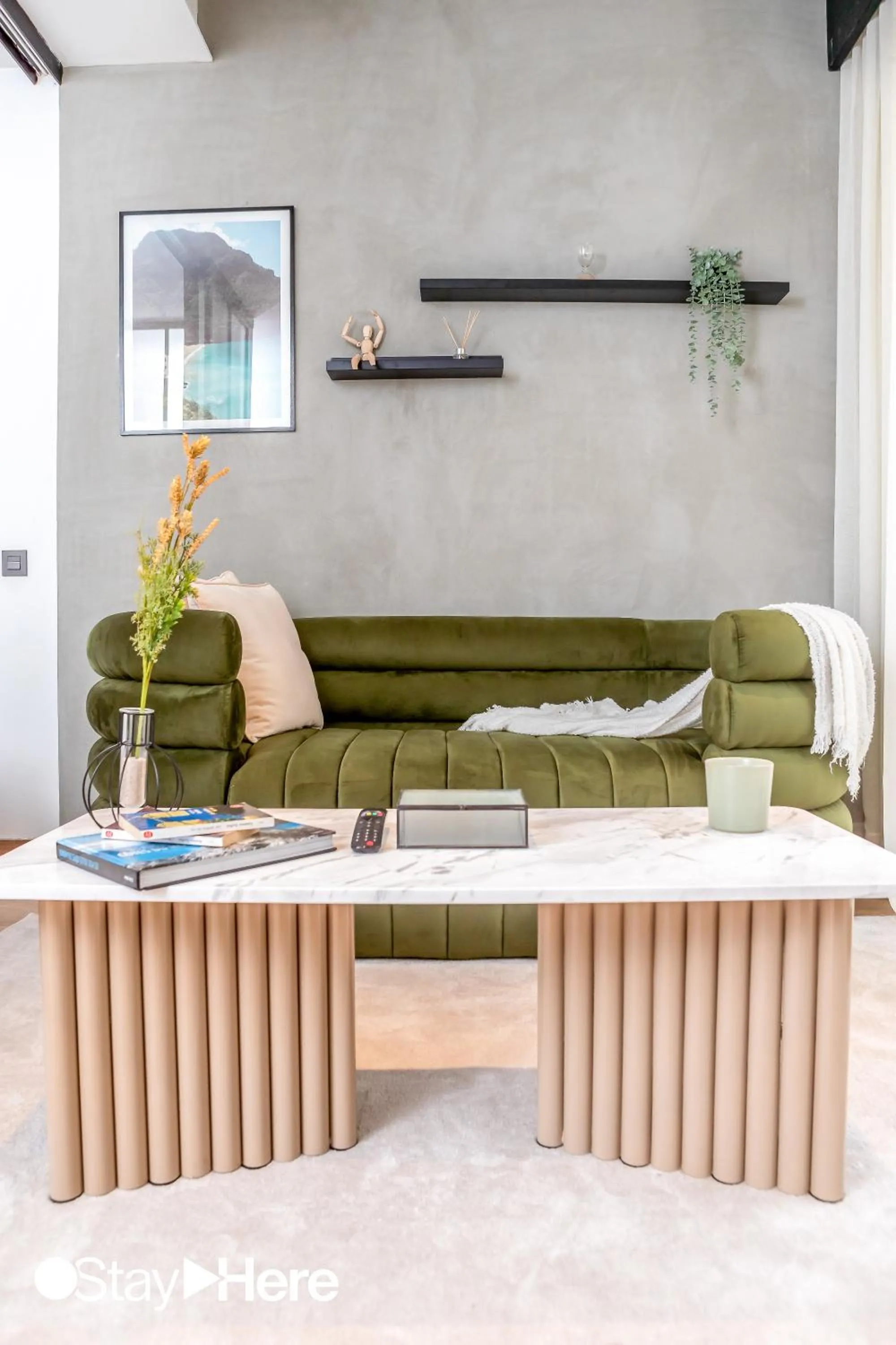 Seating area in Stayhere Casablanca - Gauthier 1 - Modern Residence