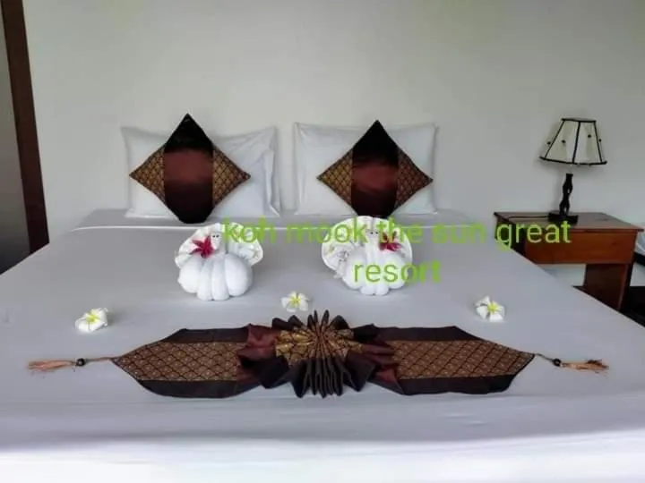 Bed in KOHMOOK THE SUN GREAT RESORT