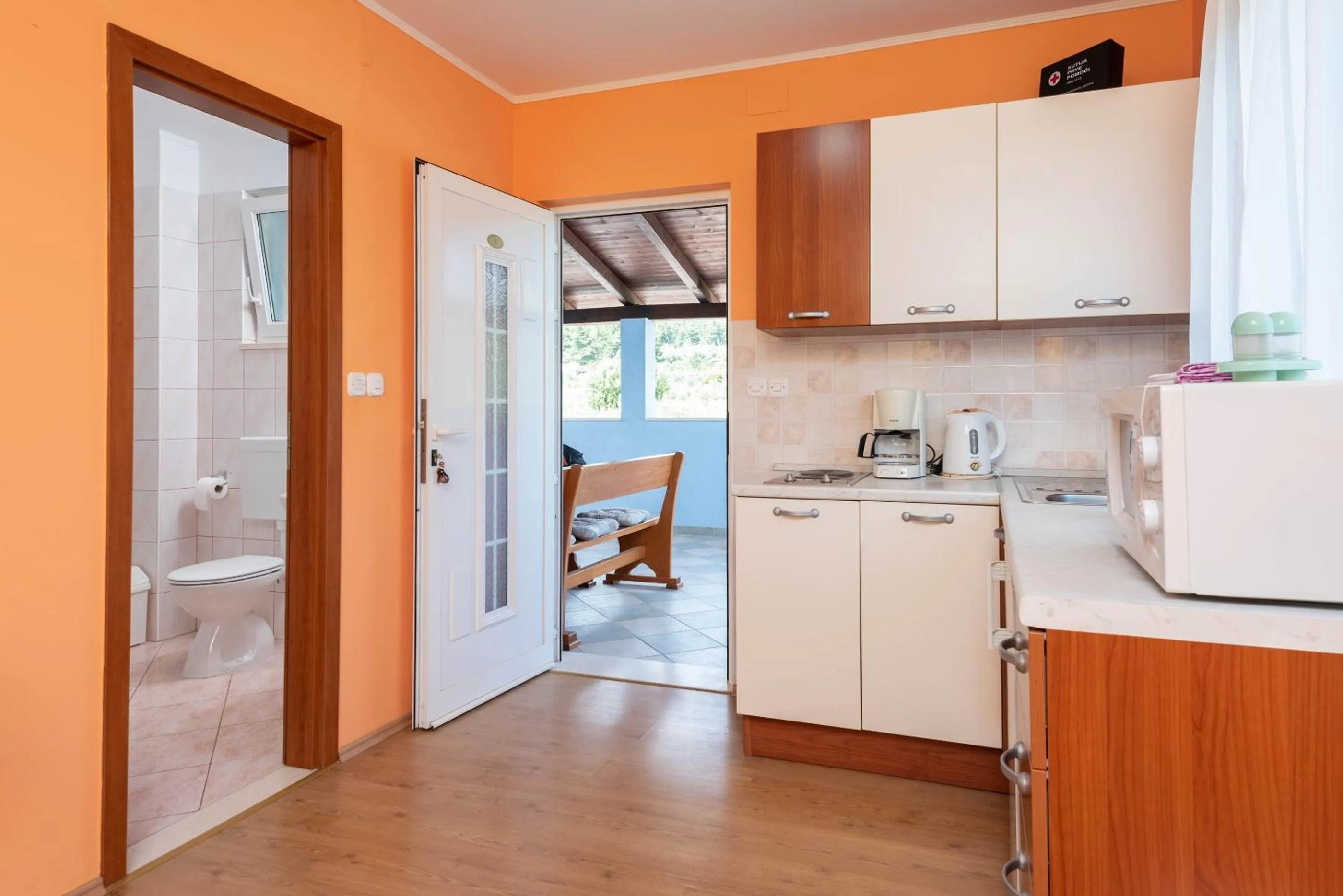 Kitchen or kitchenette in Apartments Ivana