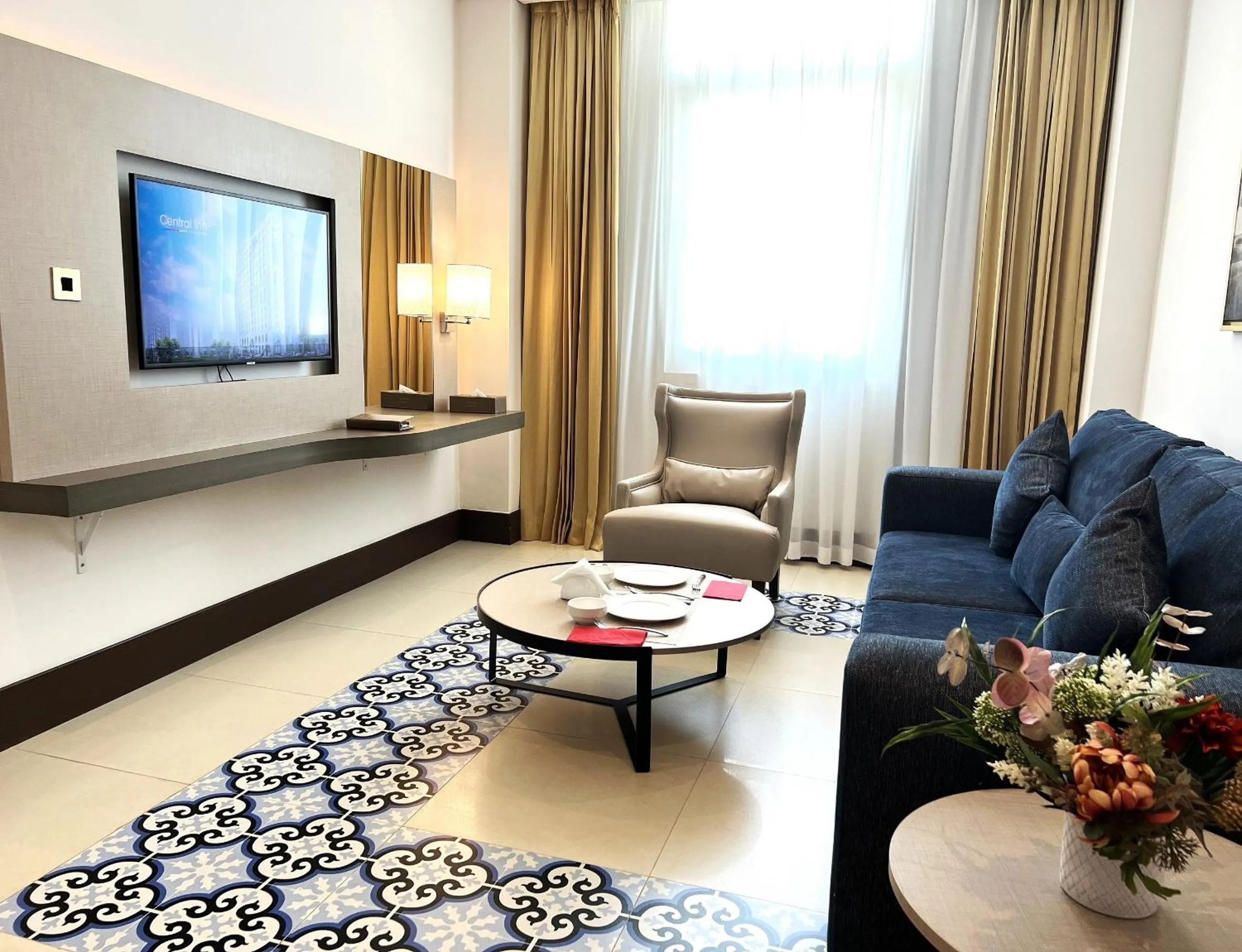 Living room in Central Inn Souq Waqif