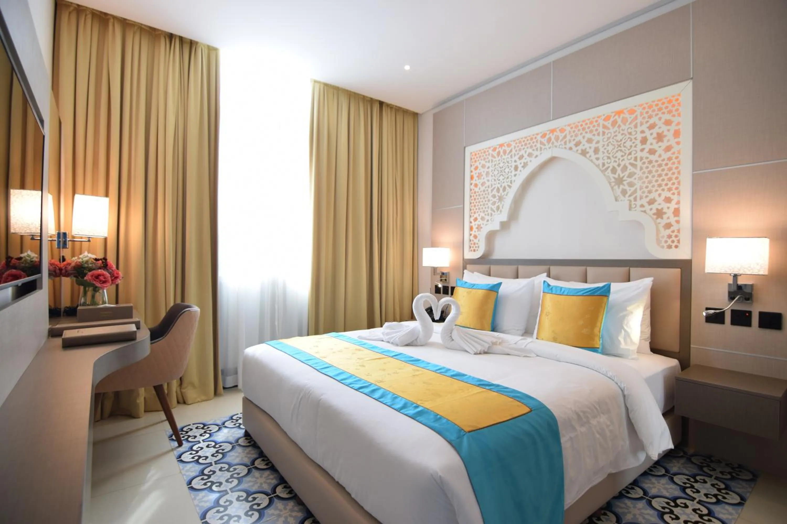 Bed in Central Inn Souq Waqif