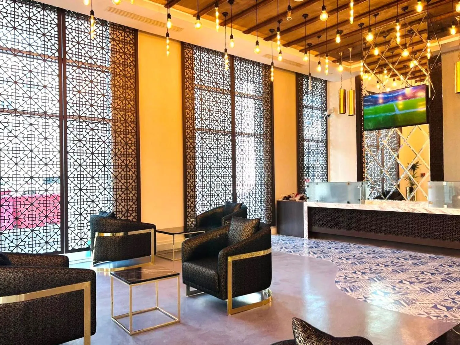 Lobby or reception in Central Inn Souq Waqif