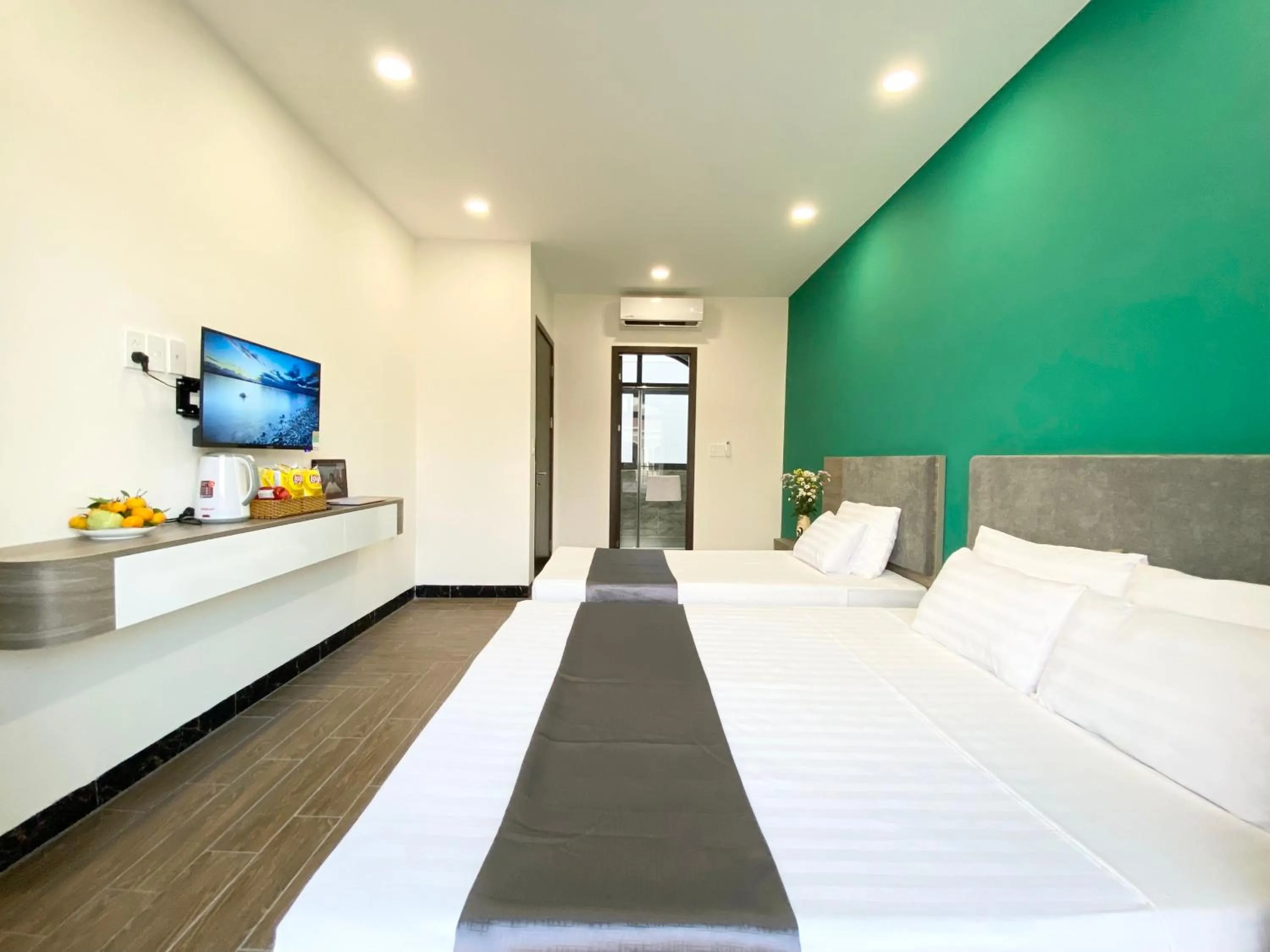 Bed in Elpis Hotel Phu Quoc