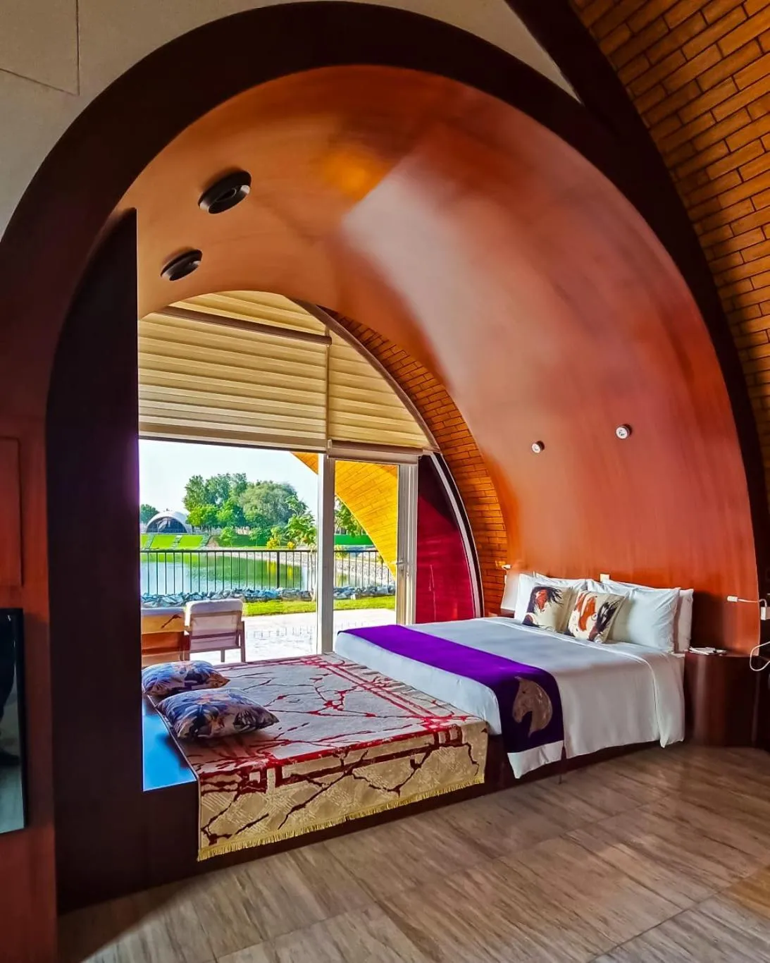 Bed in Nirvana Retreat By Patanjali Wellness Initiative