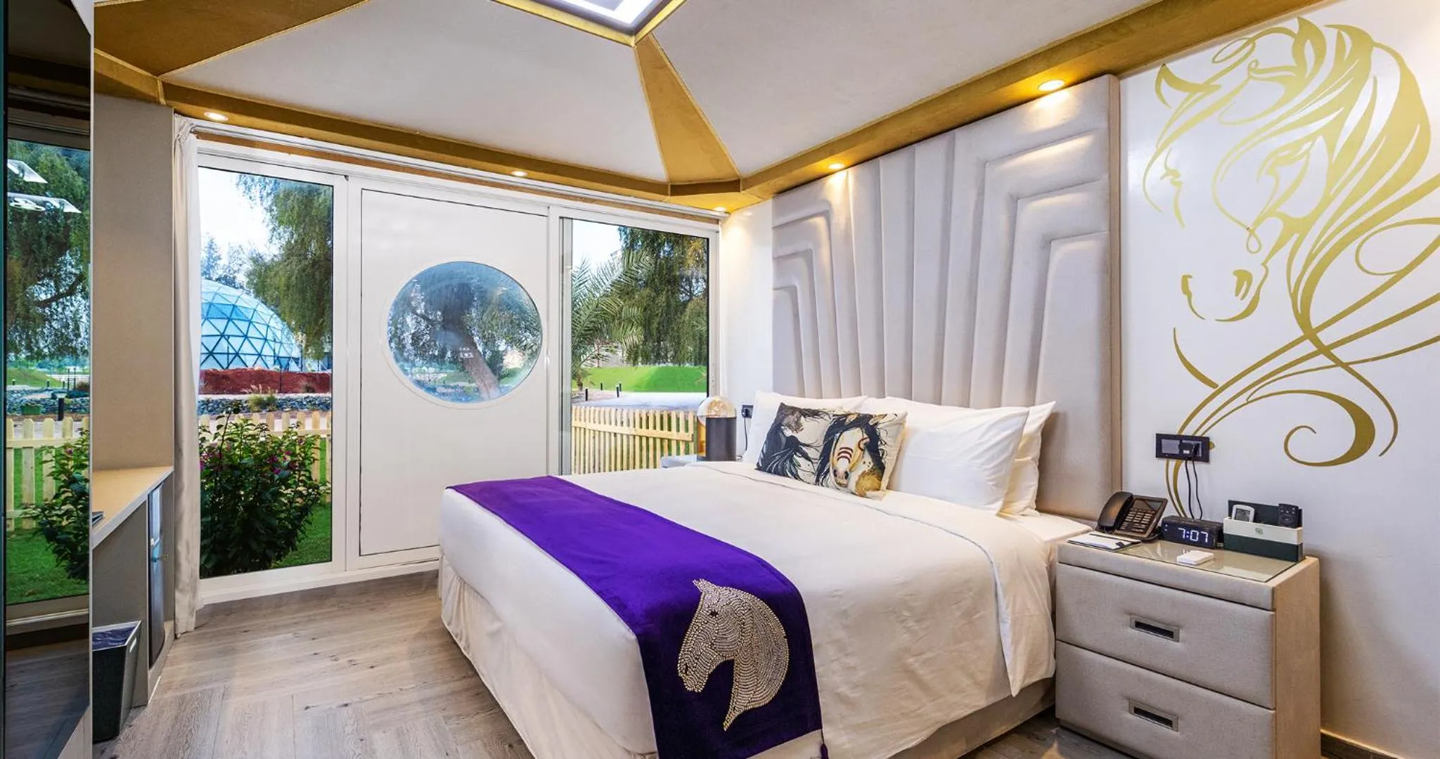 Bed in Nirvana Retreat By Patanjali Wellness Initiative