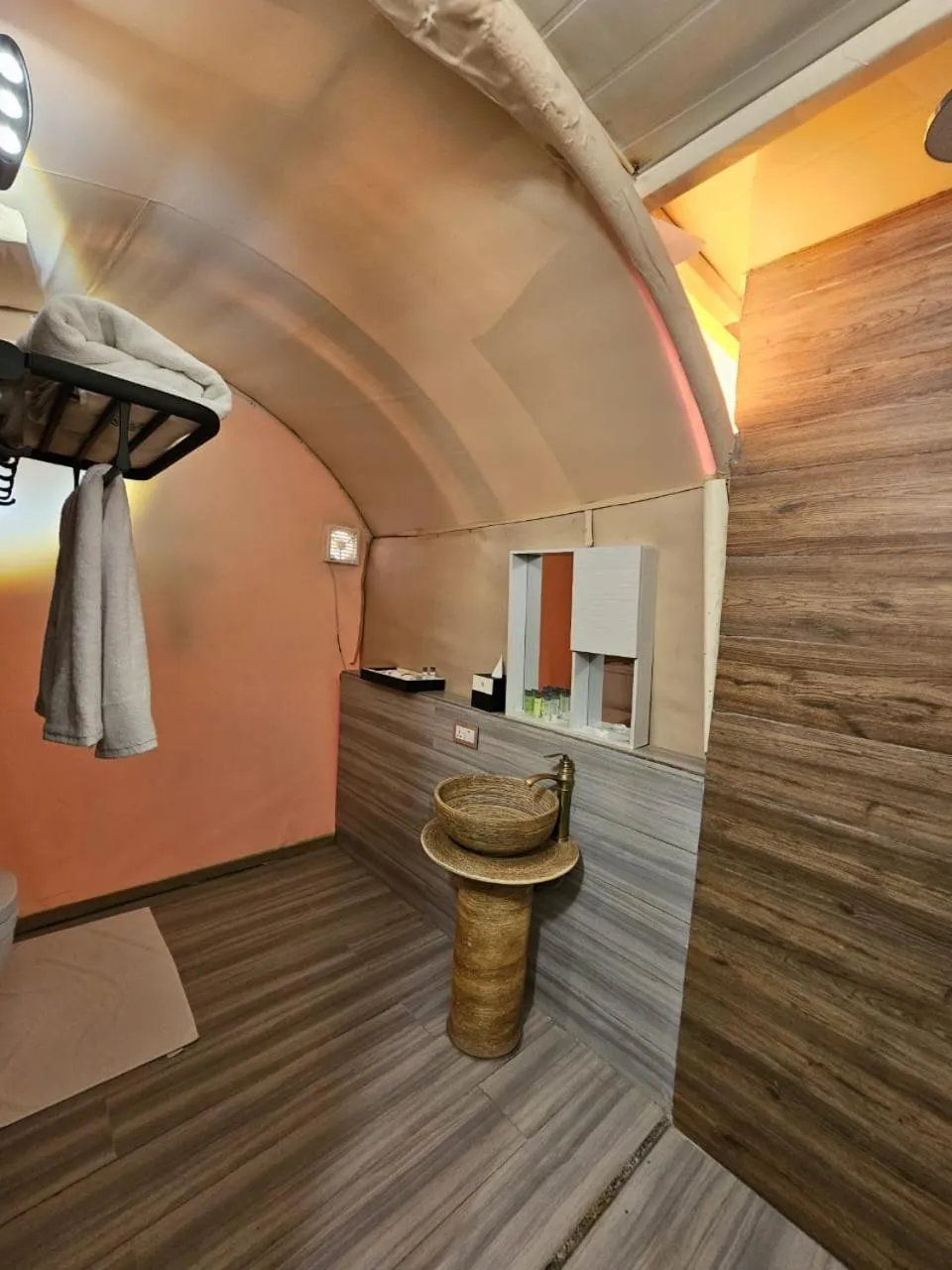 Bathroom in Nirvana Retreat By Patanjali Wellness Initiative