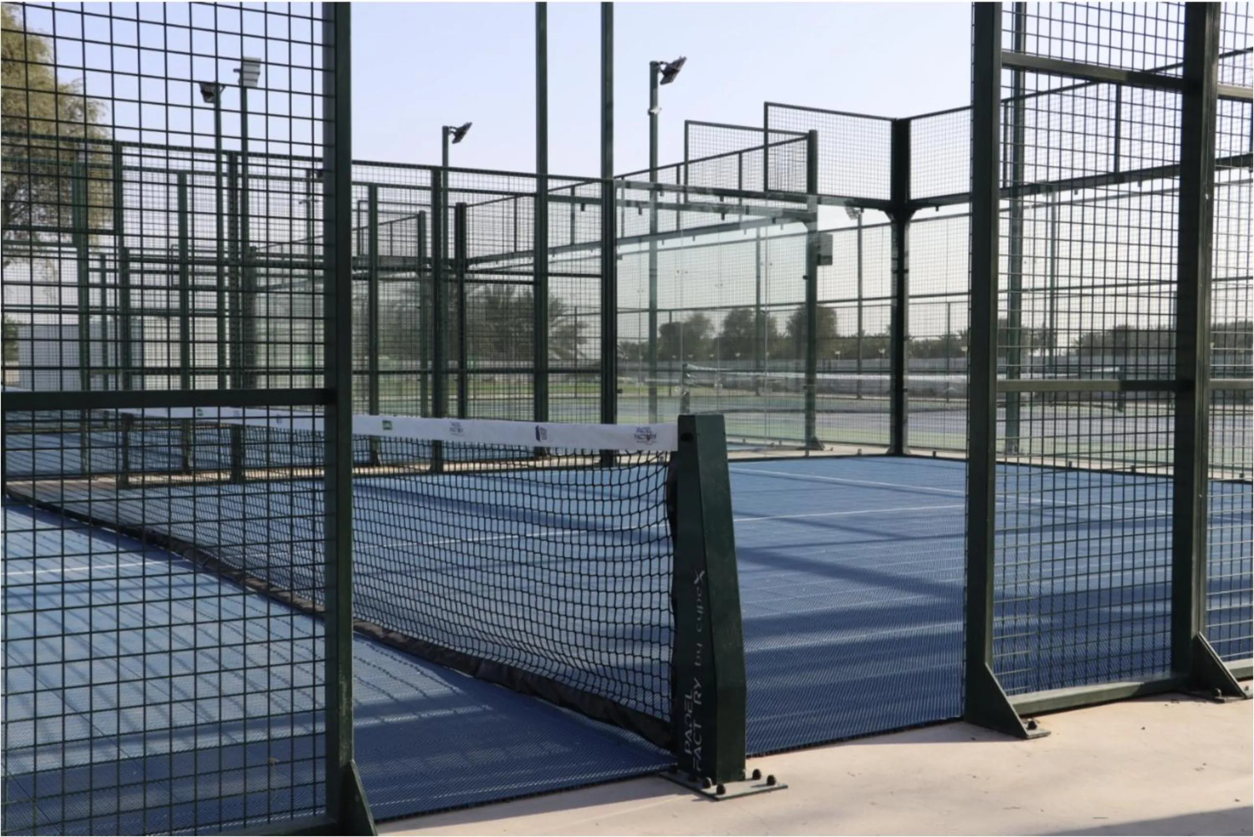 Tennis court in Nirvana Retreat By Patanjali Wellness Initiative