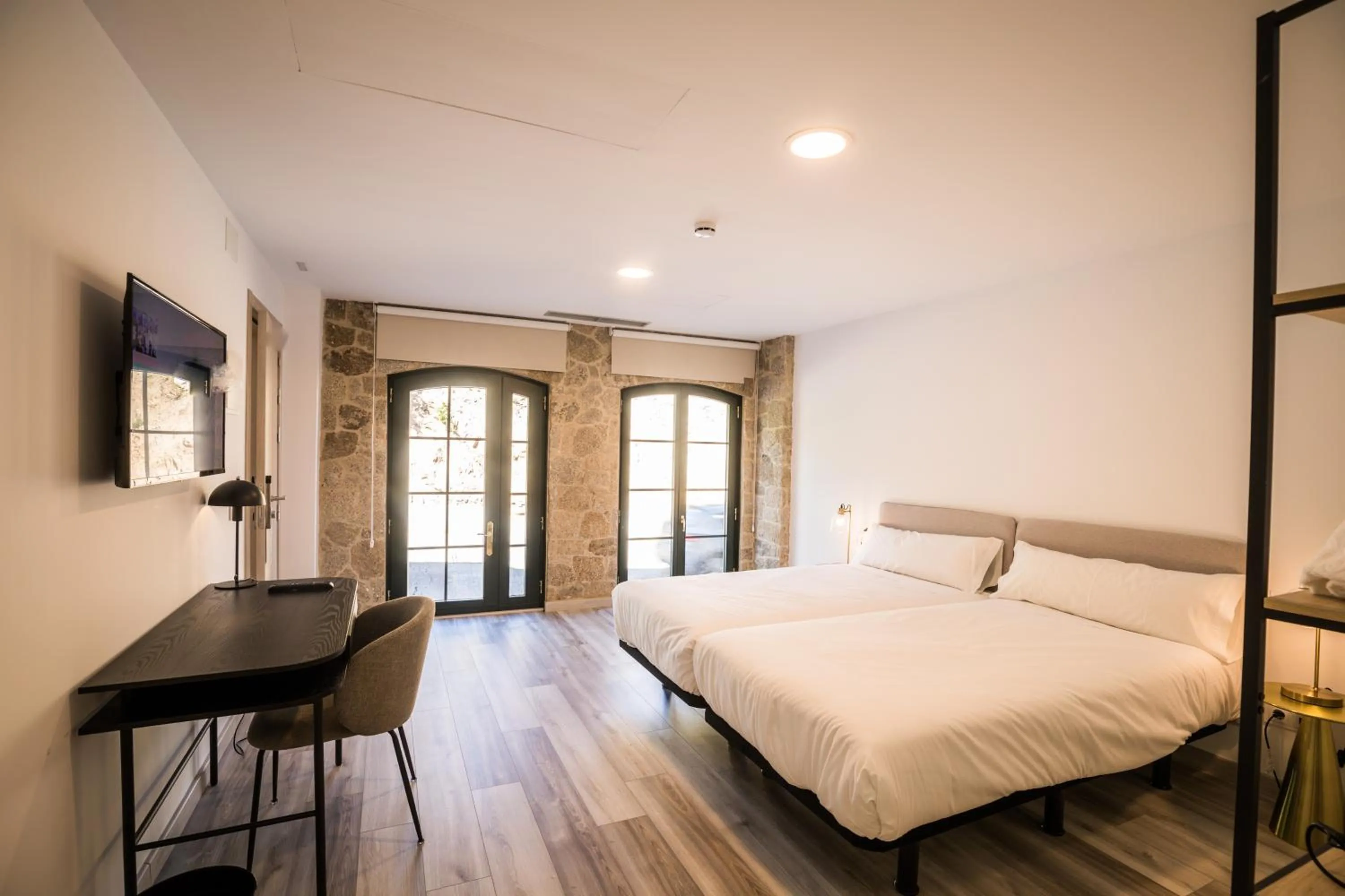 Bed in Hotel Pombal Rooms