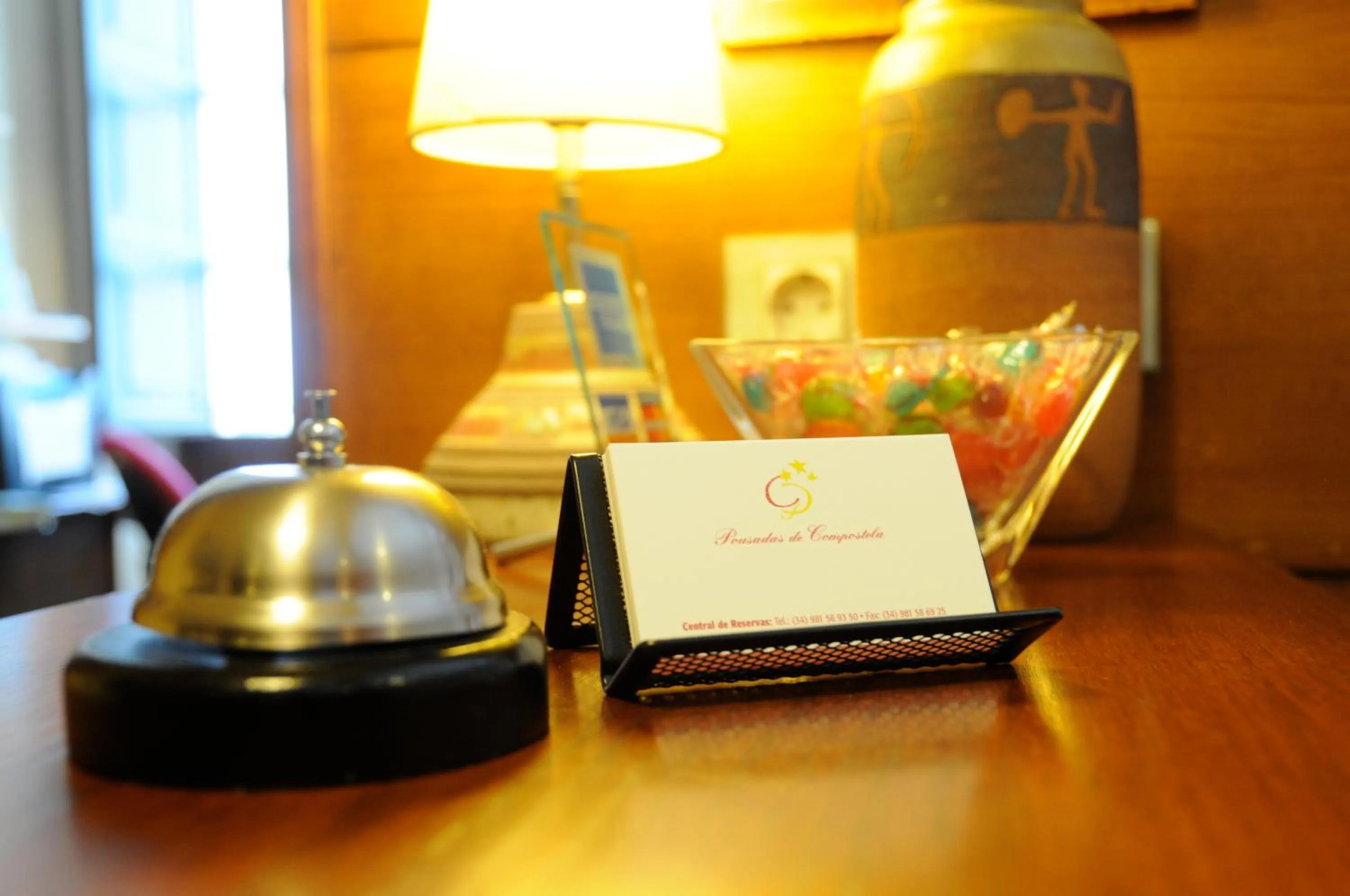 Lobby or reception in San Clemente by Pousadas de Compostela