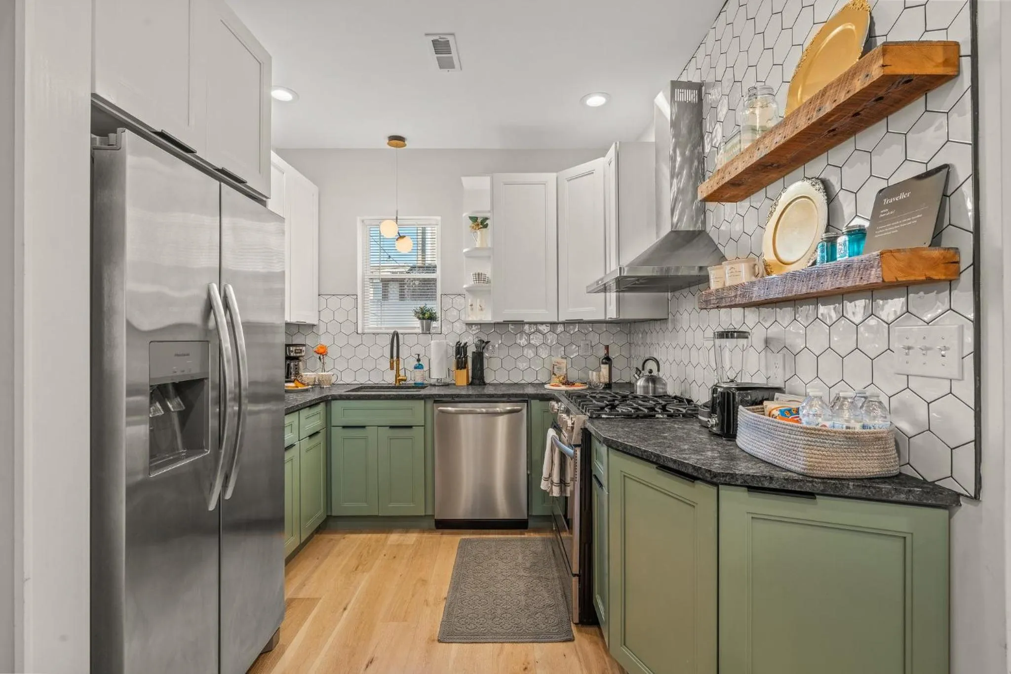 kitchen in Kid-Friendly Fishtown Family Retreat with Game Room