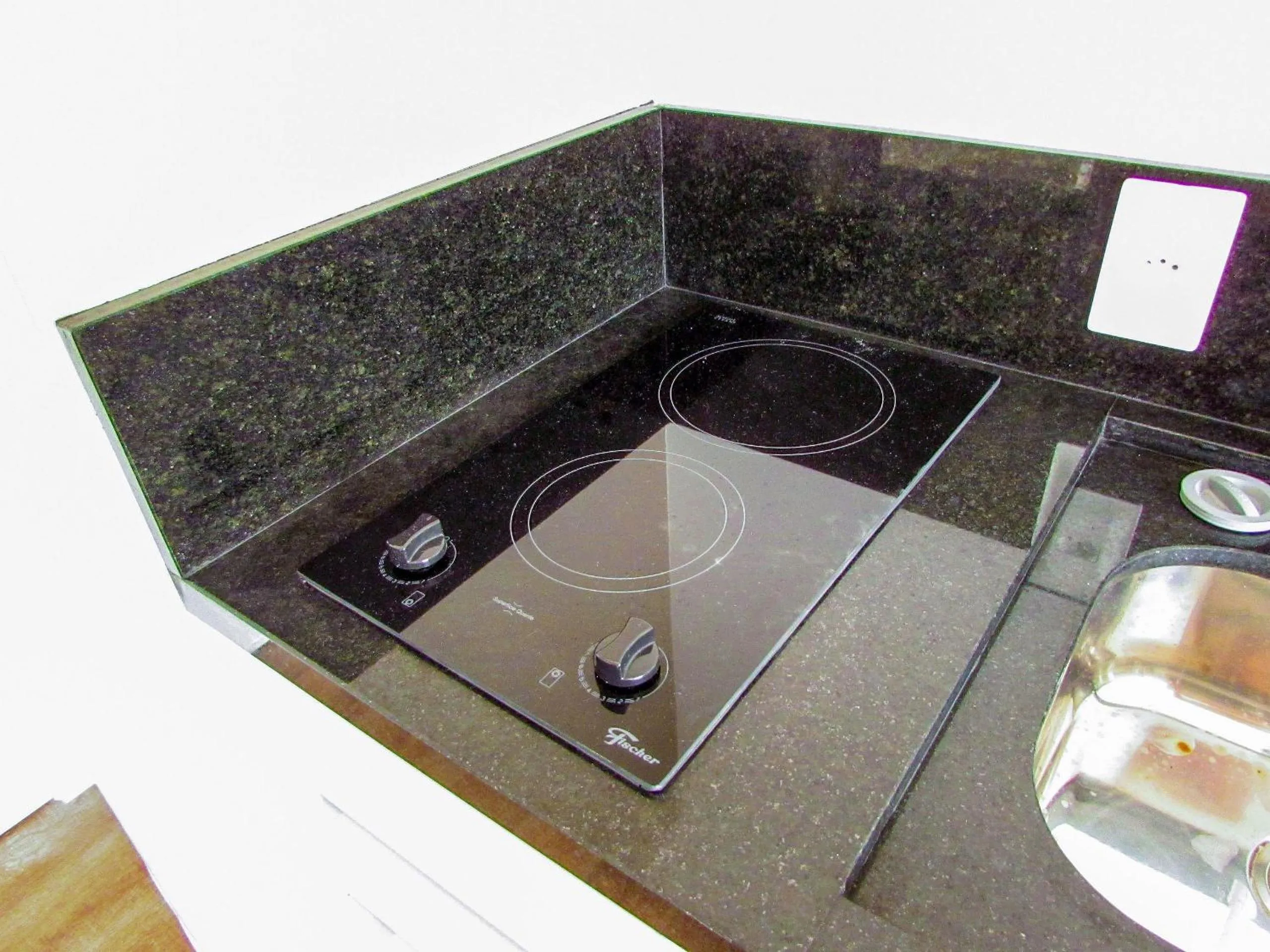 Kitchen or kitchenette in VDC-225 Moderno monoambiente a pocos mts del mar de Bombinhas