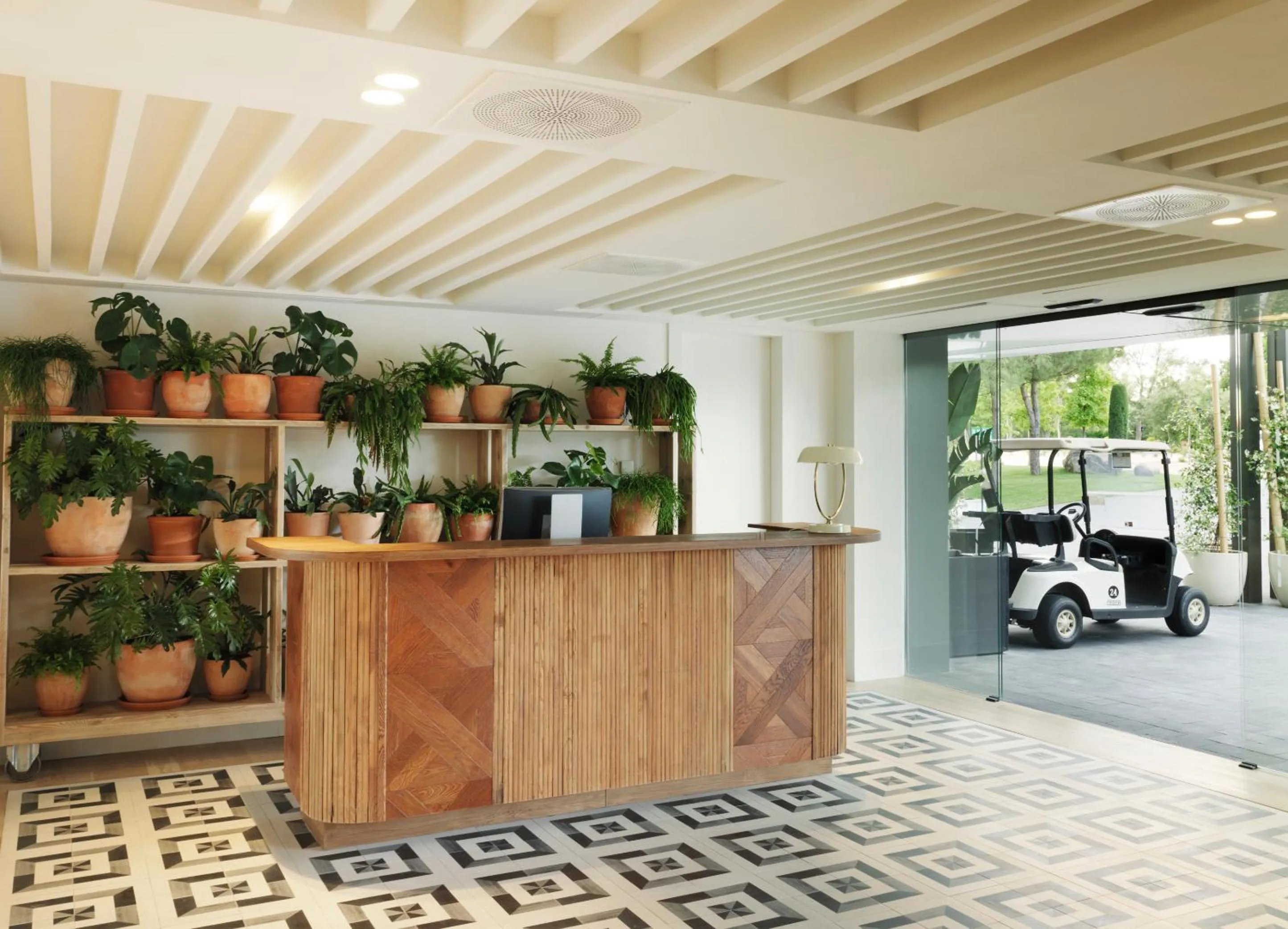 Lobby or reception in Hotel Camiral - The Leading Hotels of the World
