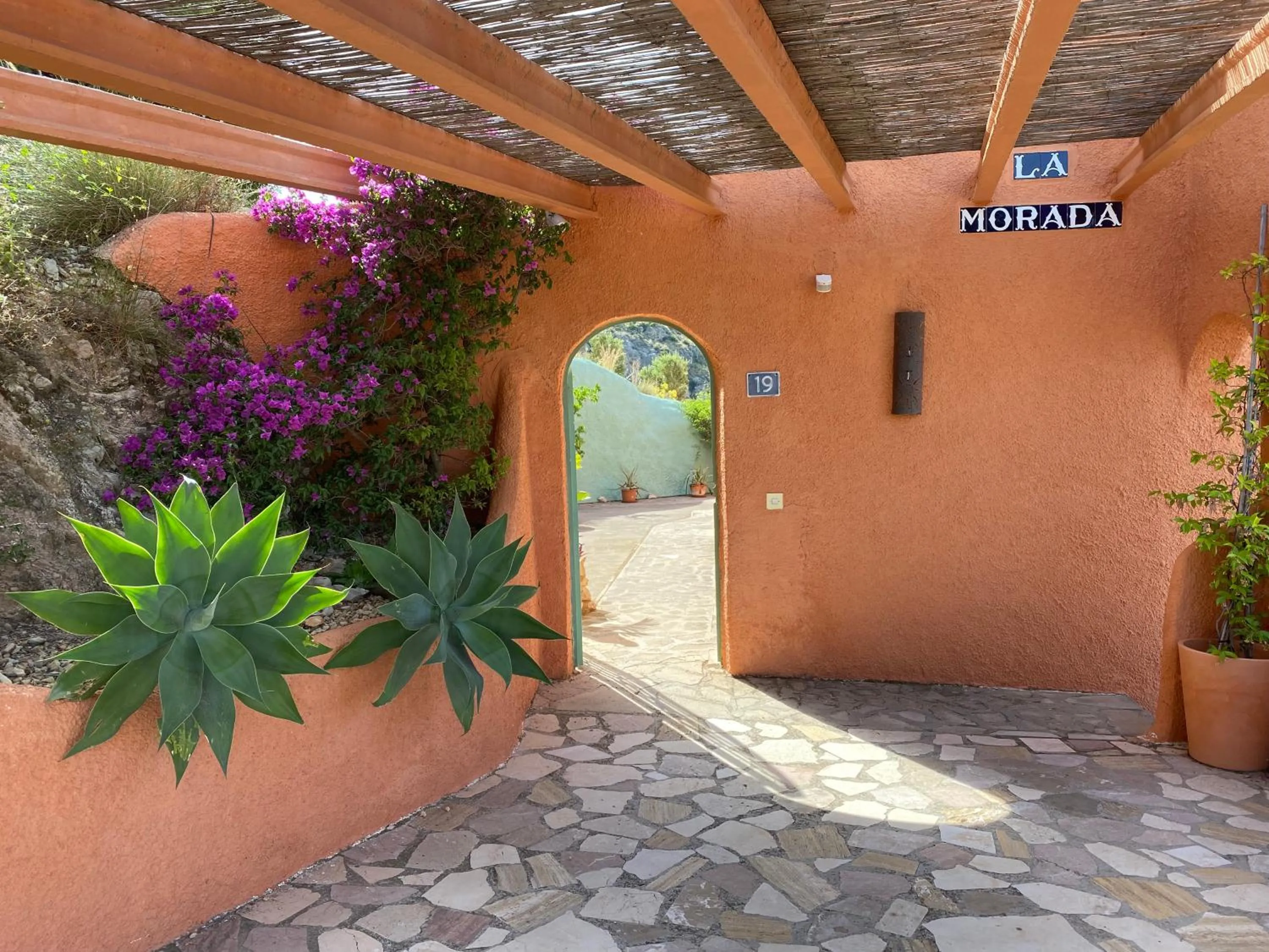 Facade/entrance in La Morada