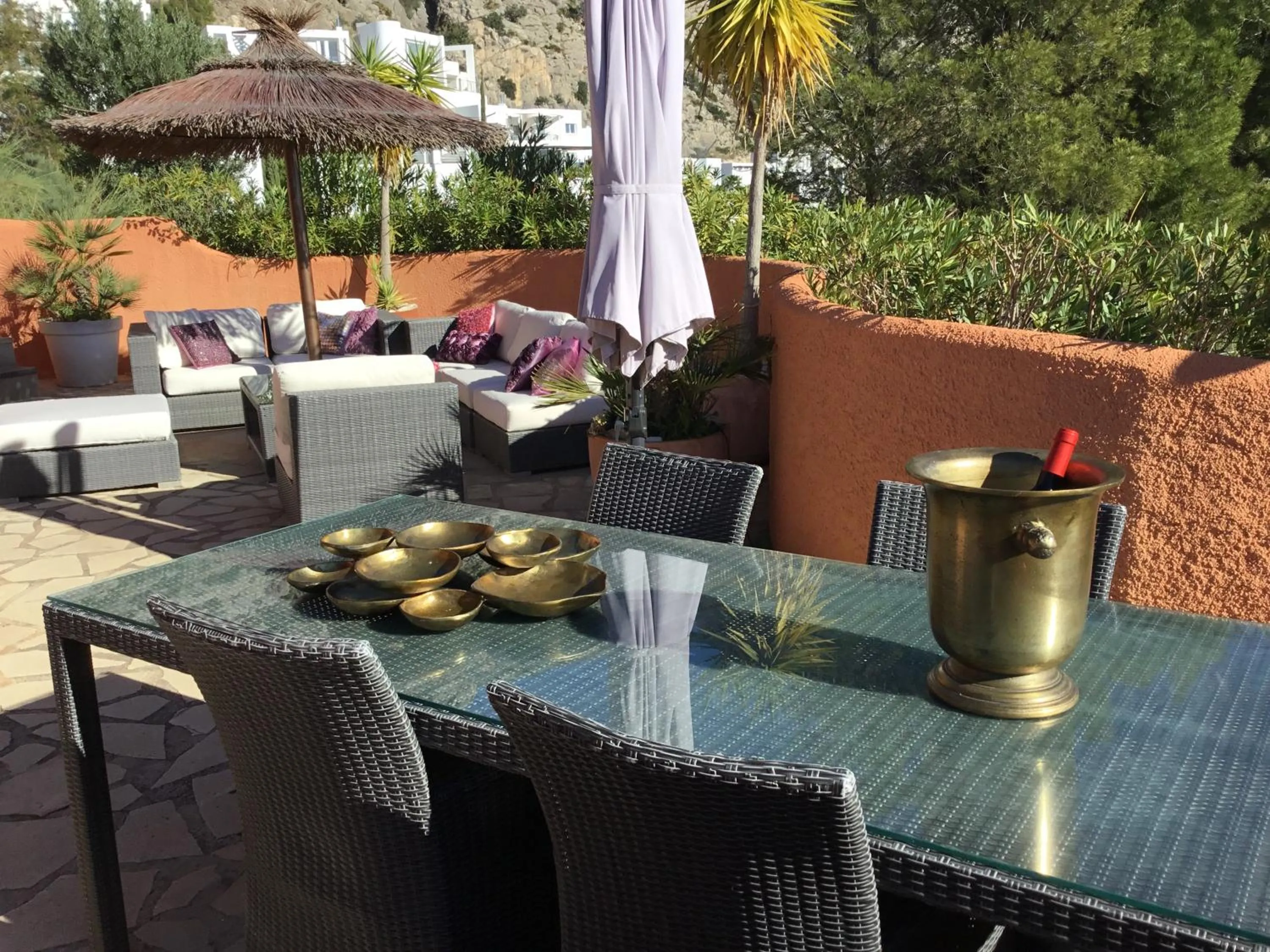 Seating area in La Morada