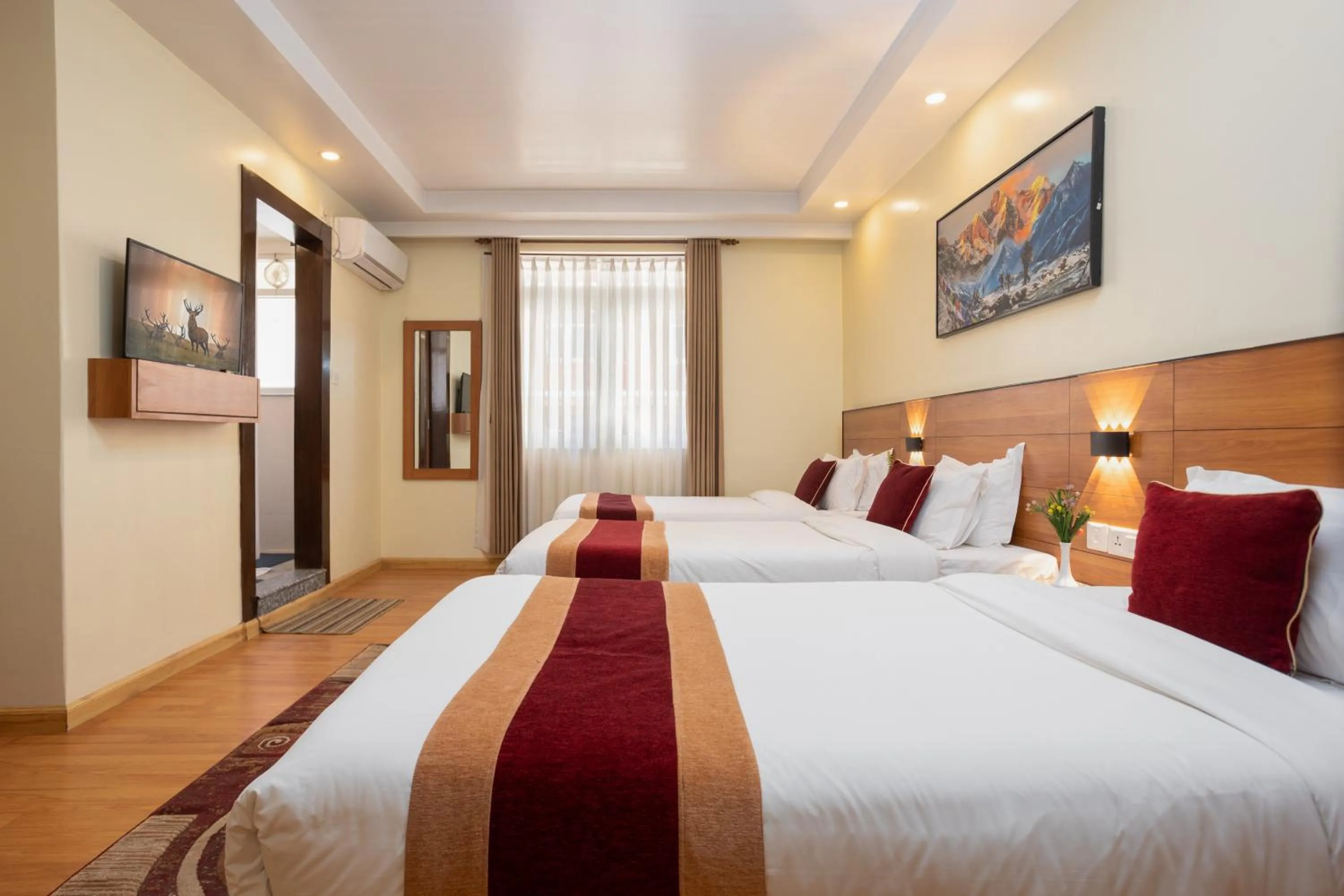 Bed in Magnificent Hotel