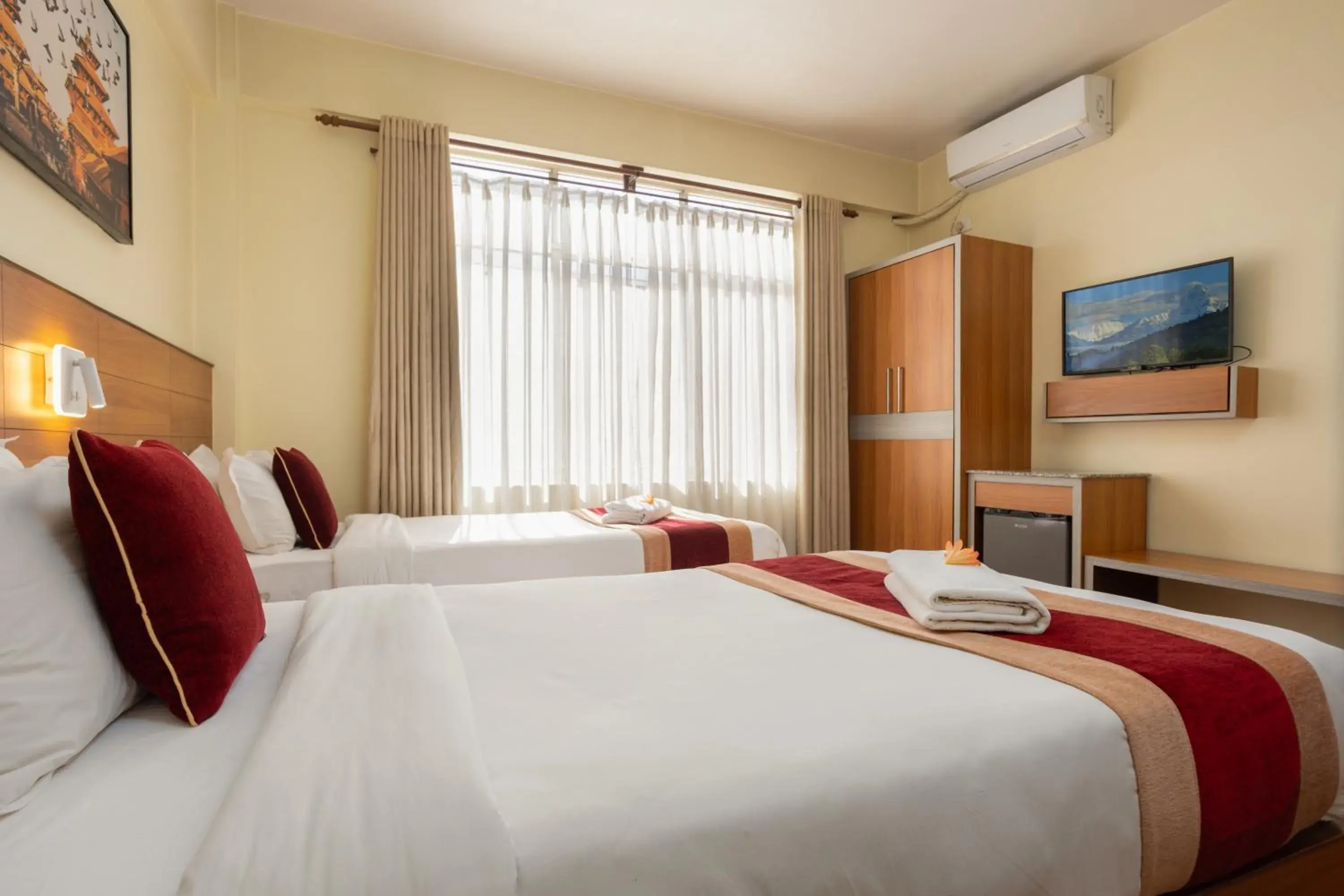 Deluxe Twin Room with Complimentary Airport Pickup for International Flights - single occupancy in Magnificent Hotel Deluxe Twin Room with Complimentary Airport Pickup for International Flights - single occupancy in Magnificent Hotel