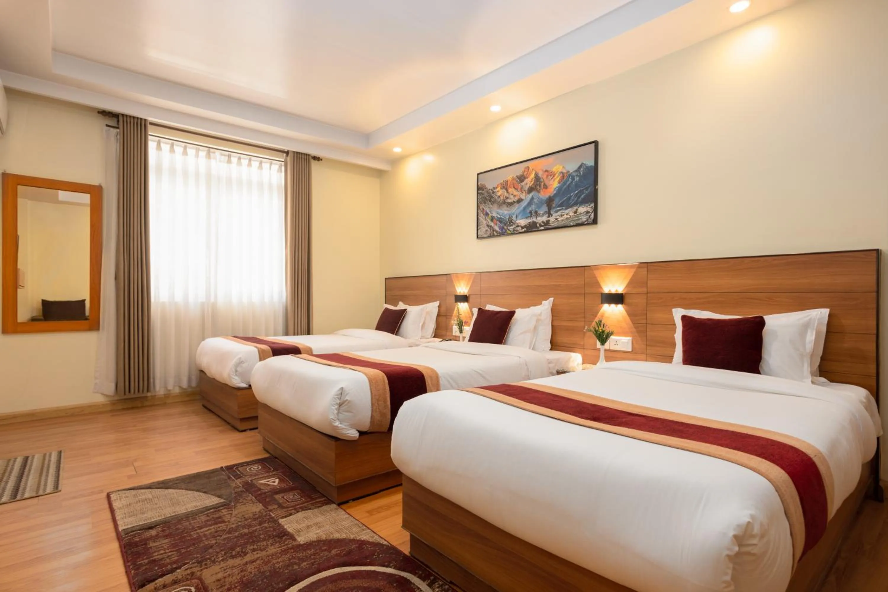 Bed in Magnificent Hotel