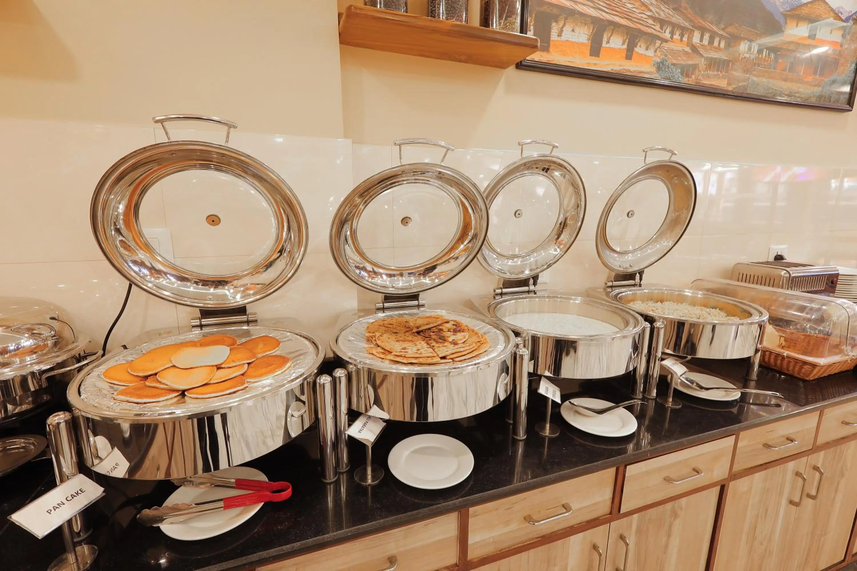 Buffet breakfast in Magnificent Hotel