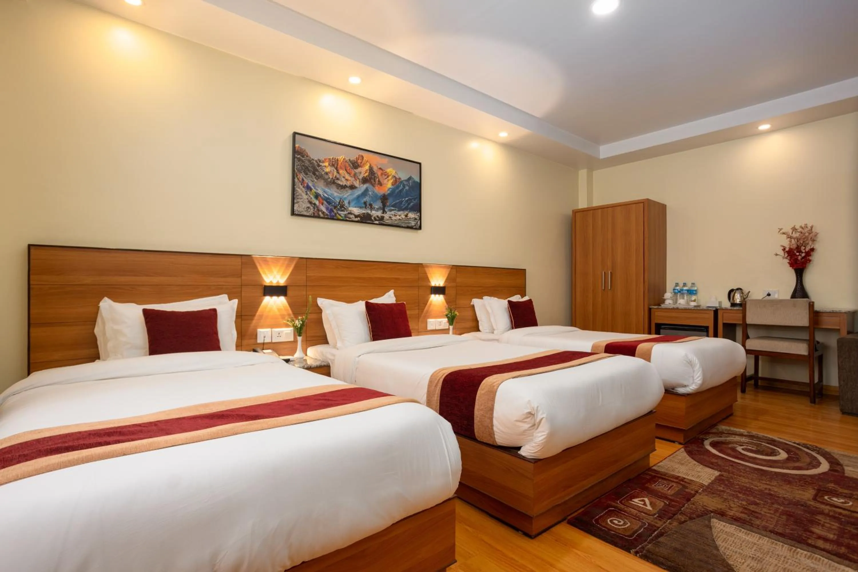 Bed in Magnificent Hotel