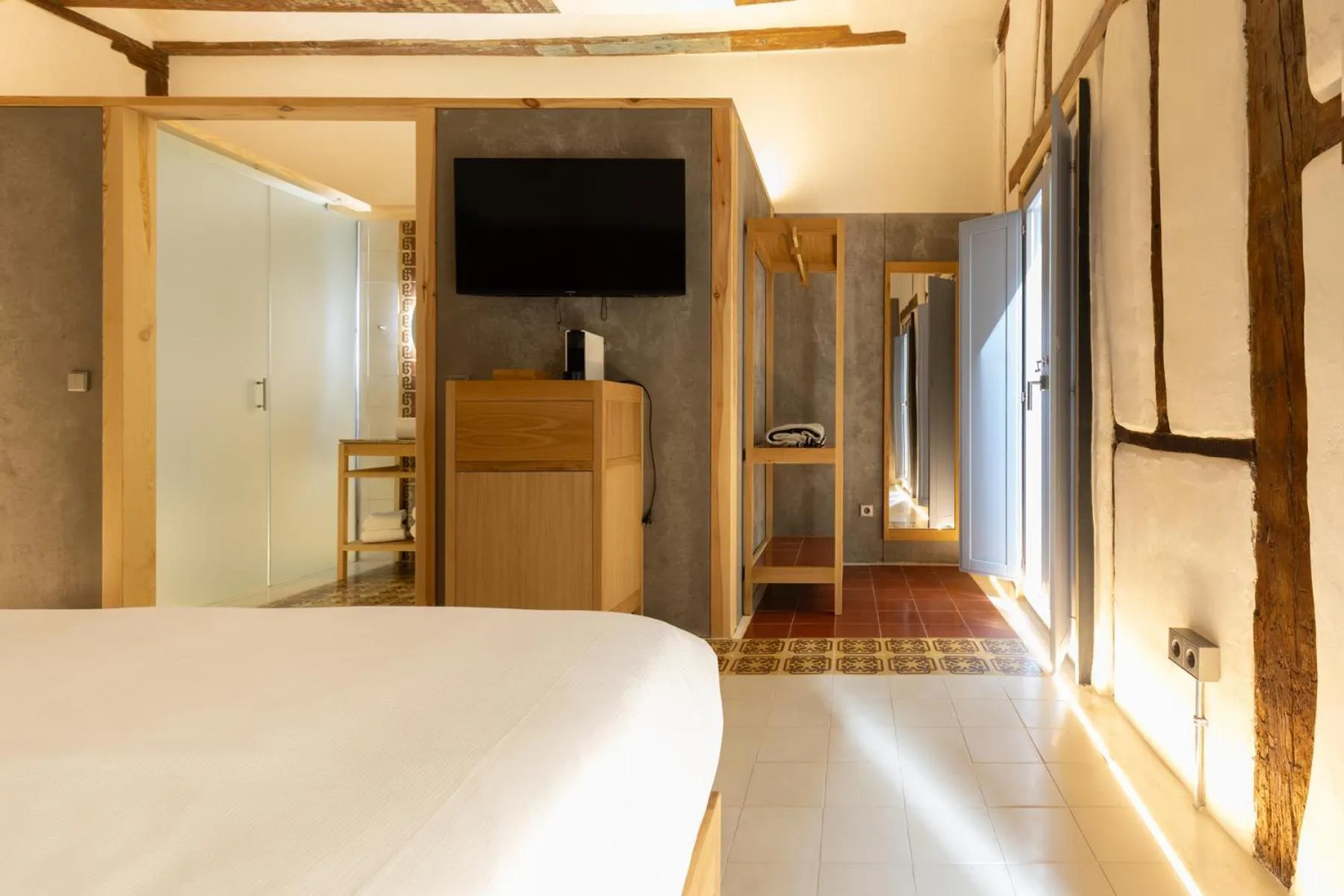 Bed in Hotel Carlos V