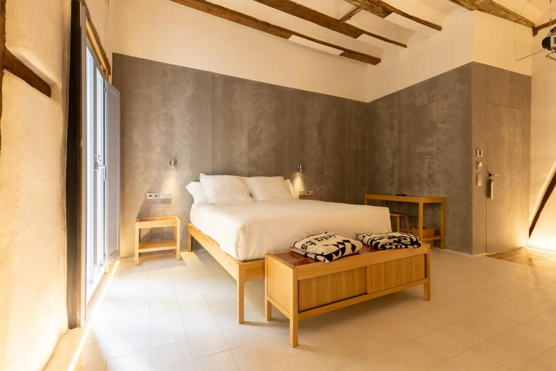 Bed in Hotel Carlos V