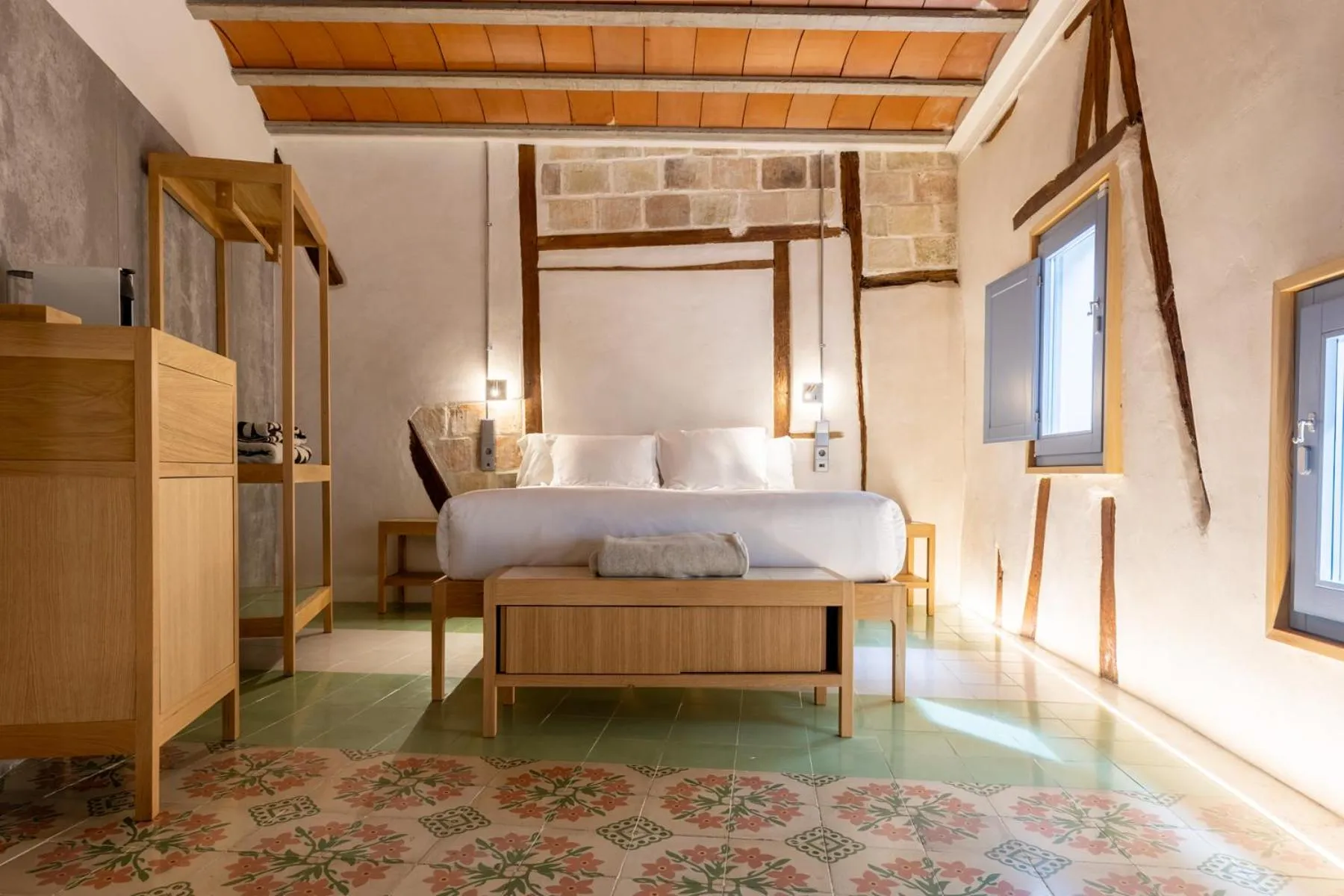 Bed in Hotel Carlos V