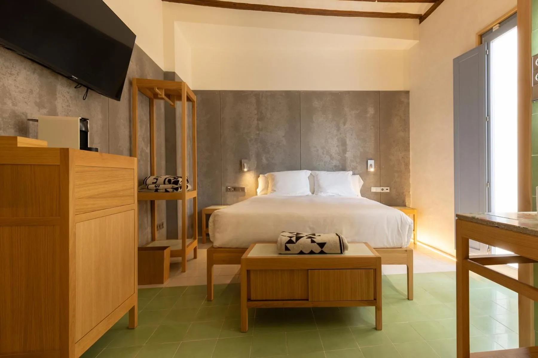 Bed in Hotel Carlos V