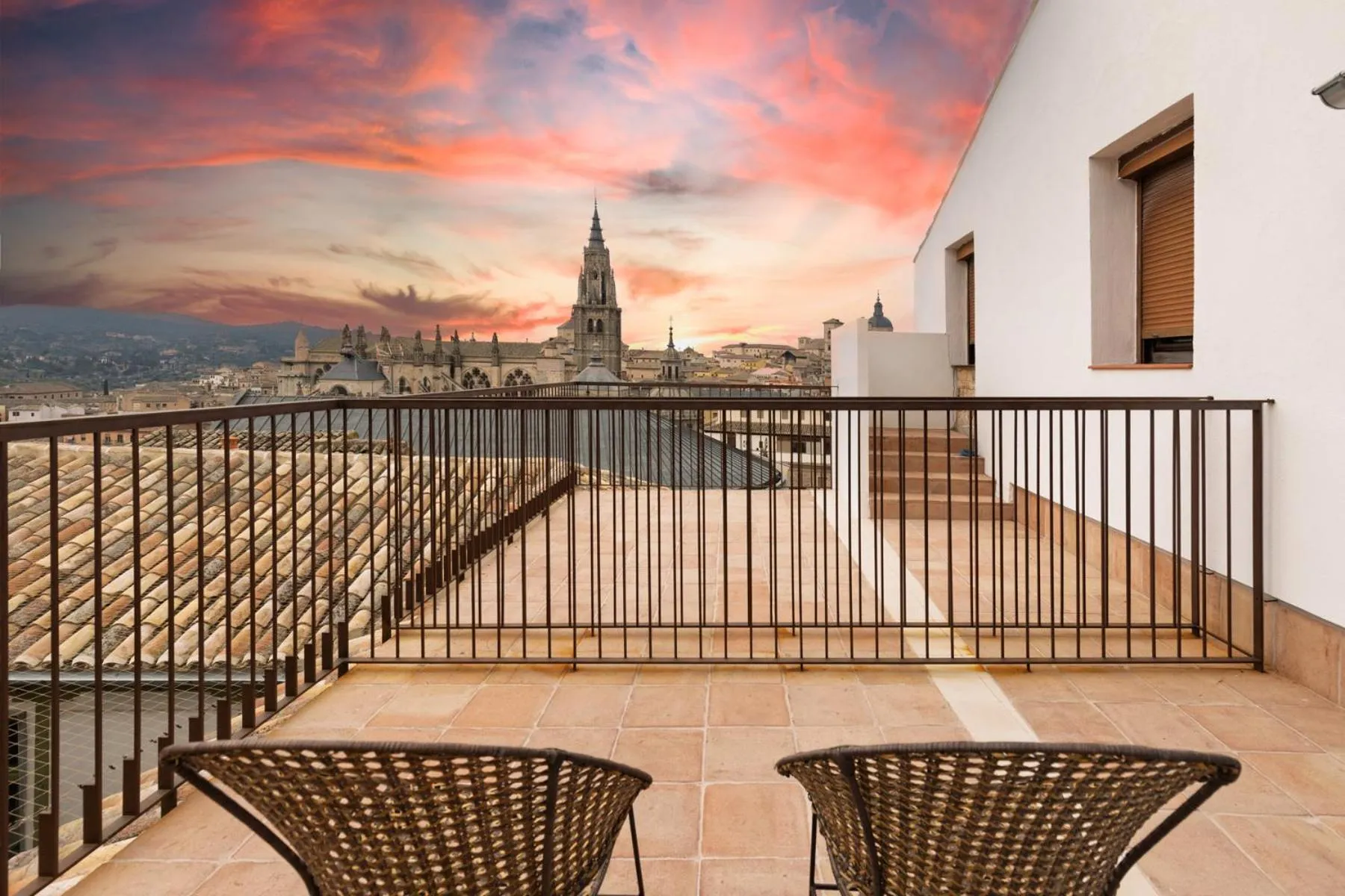 Balcony/Terrace in Hotel Carlos V