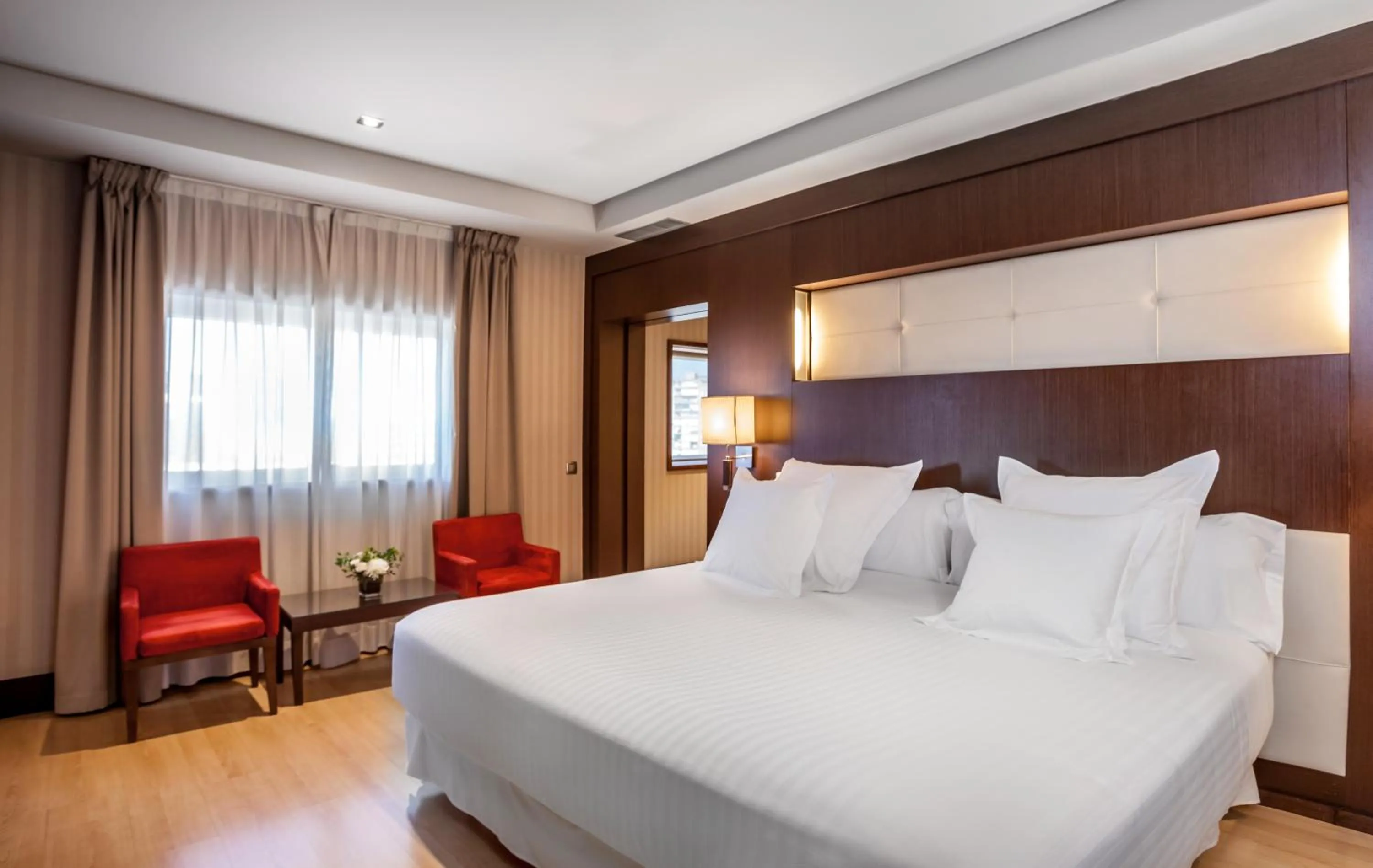 Bed in Barceló Granada Congress