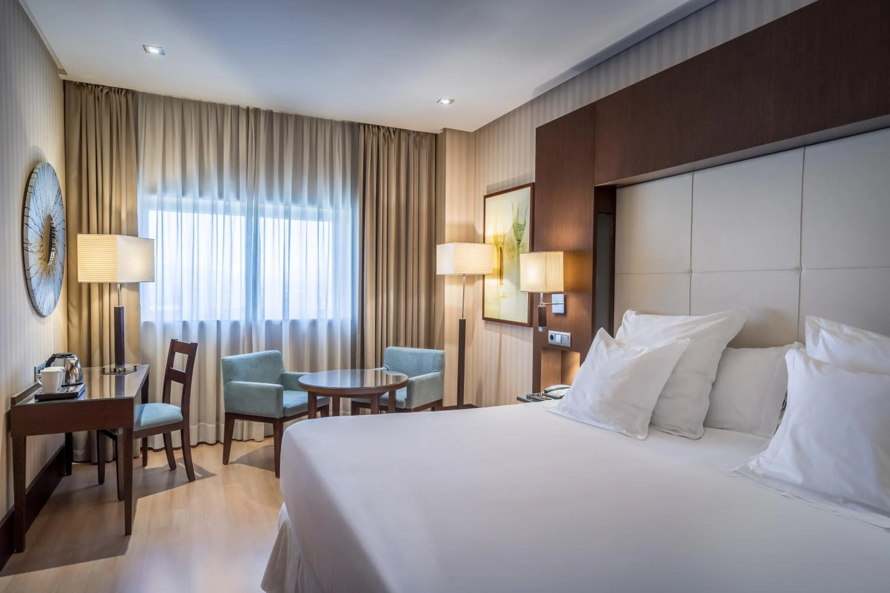 Bed in Barceló Granada Congress