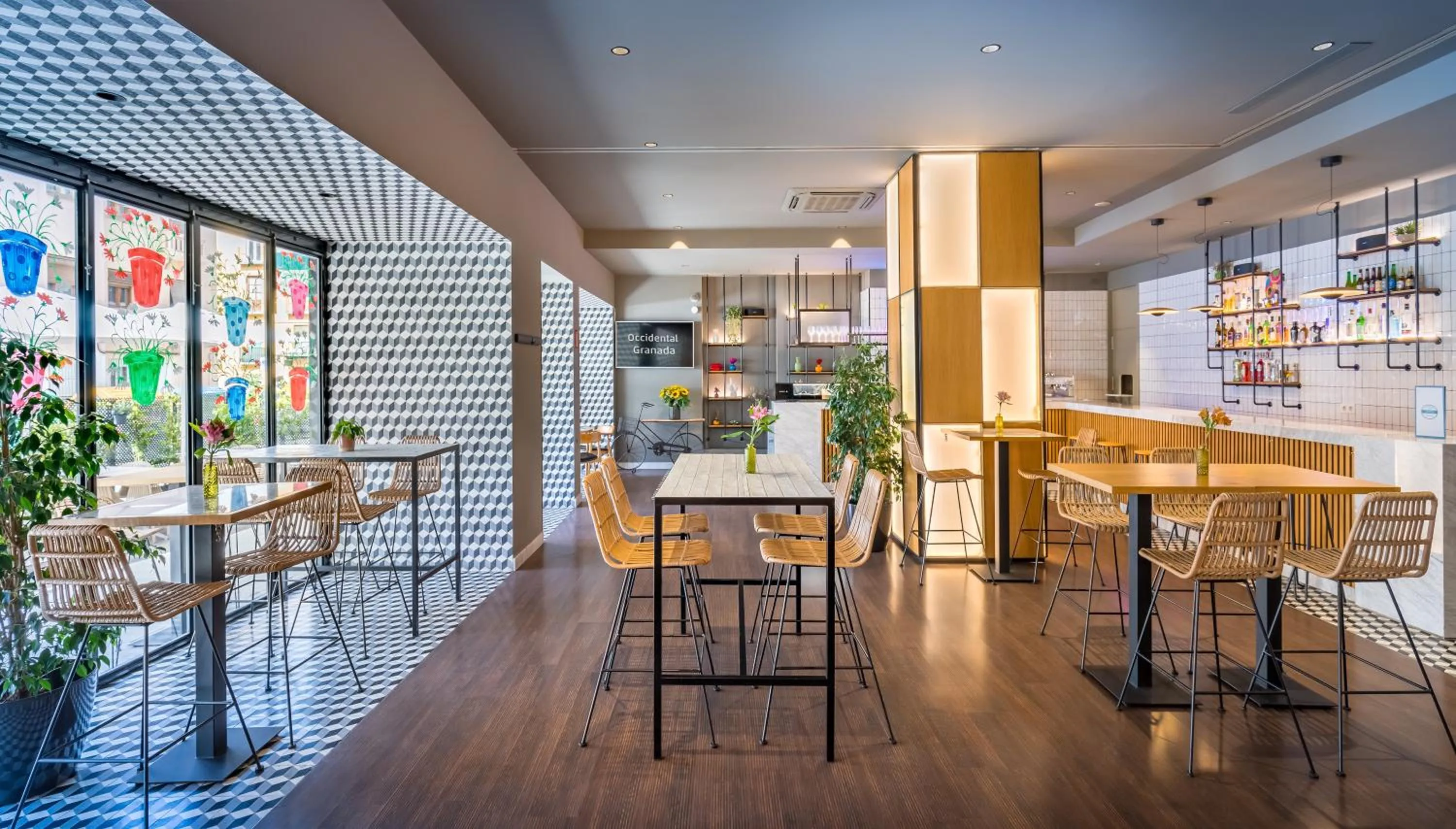 Lounge or bar in Occidental Granada