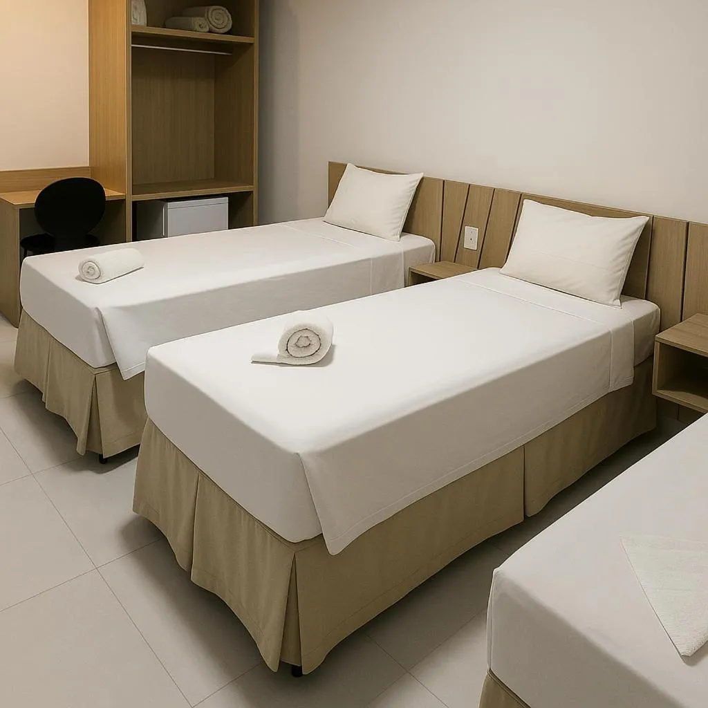 Bed in Hotel Solar Paulista