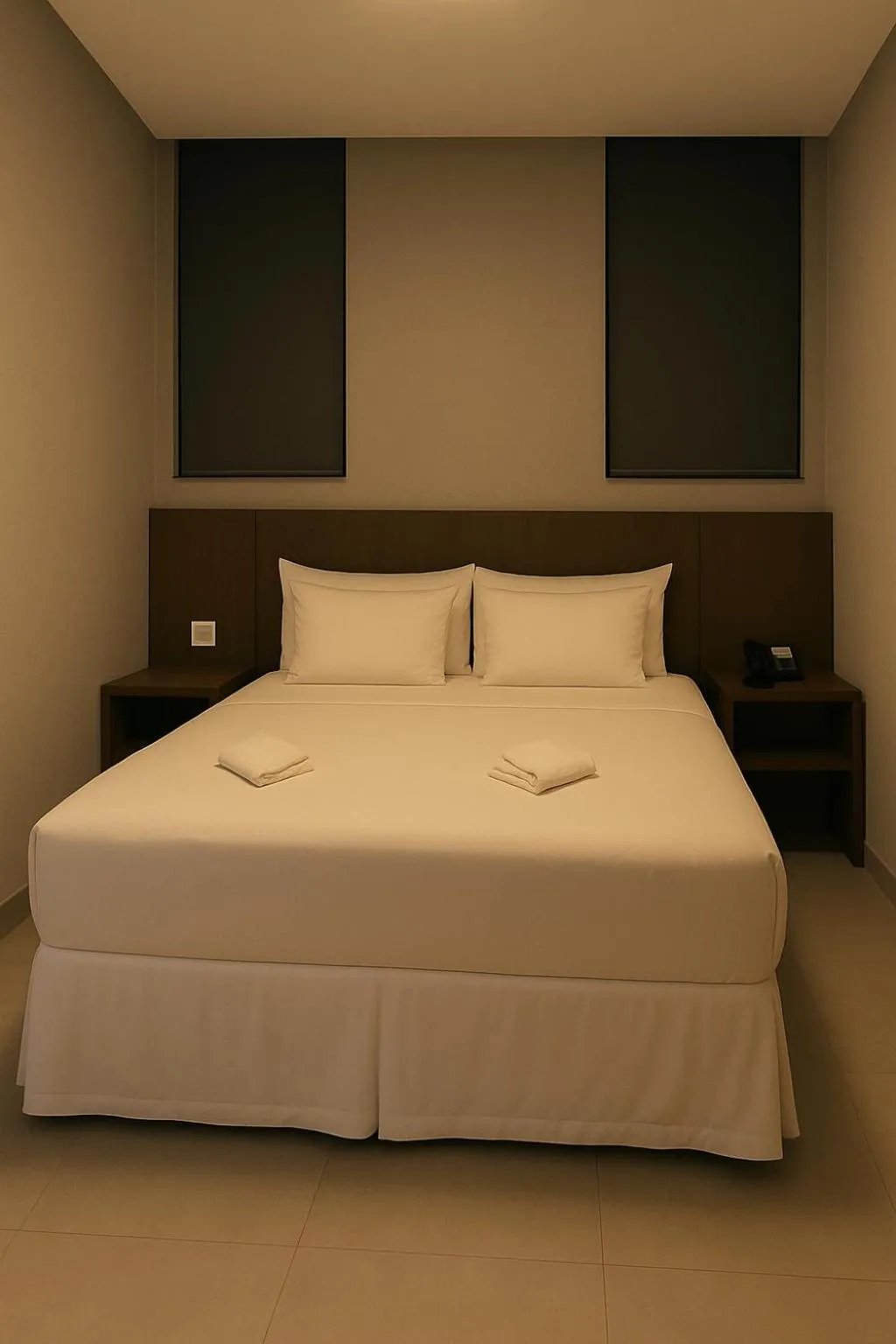 Bed in Hotel Solar Paulista