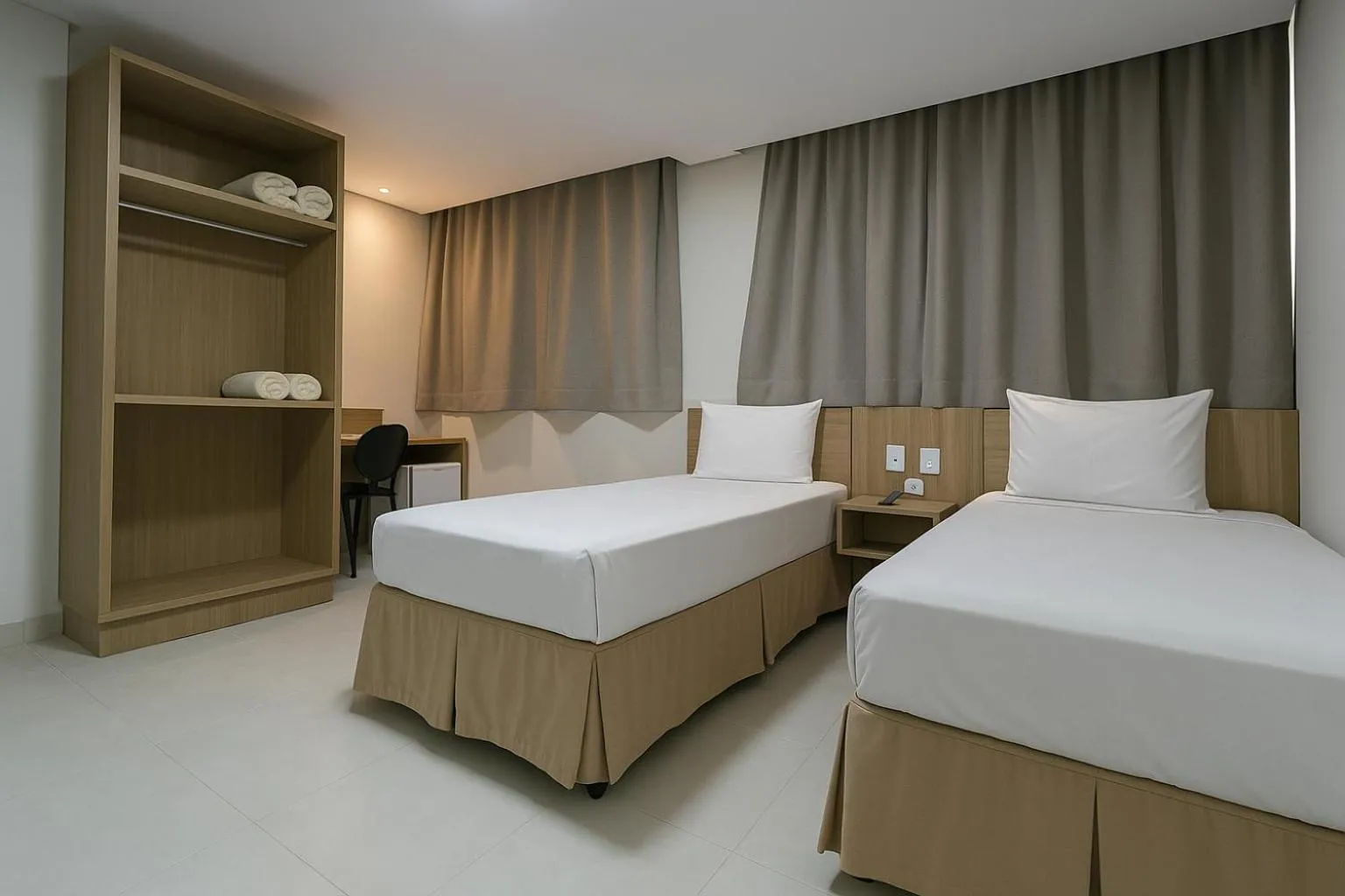 Bed in Hotel Solar Paulista