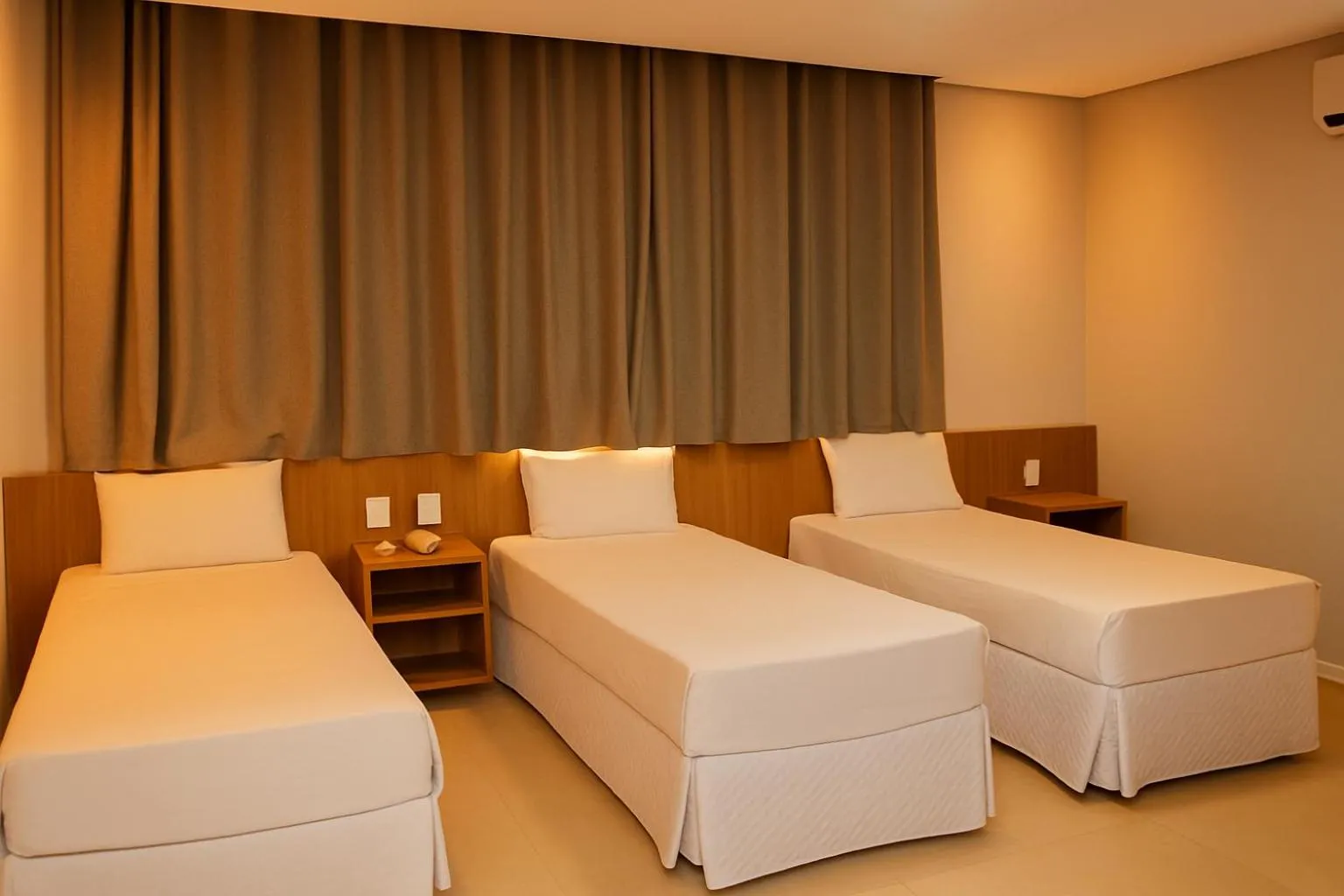 Bed in Hotel Solar Paulista