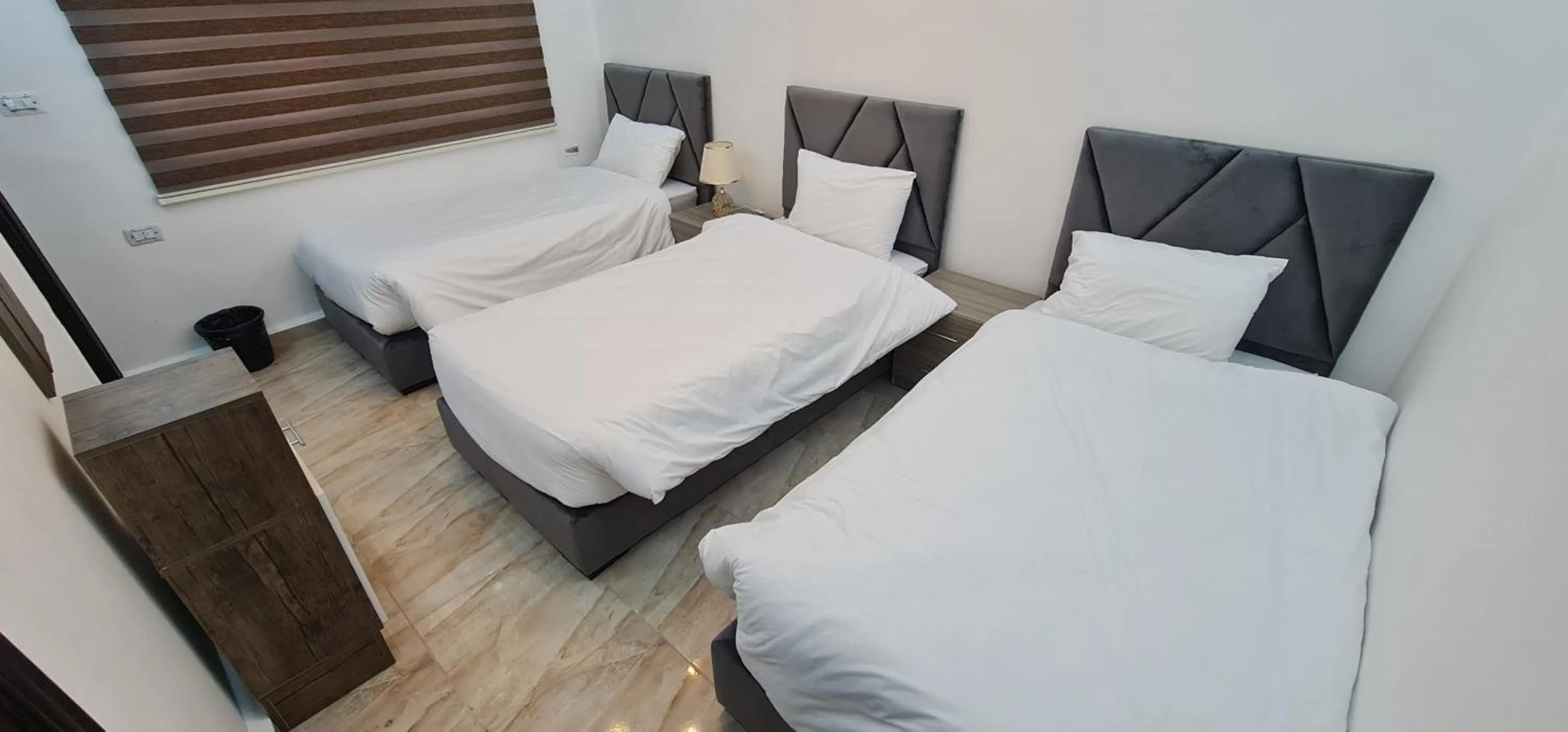 Bed in Nabateans Home Hotel