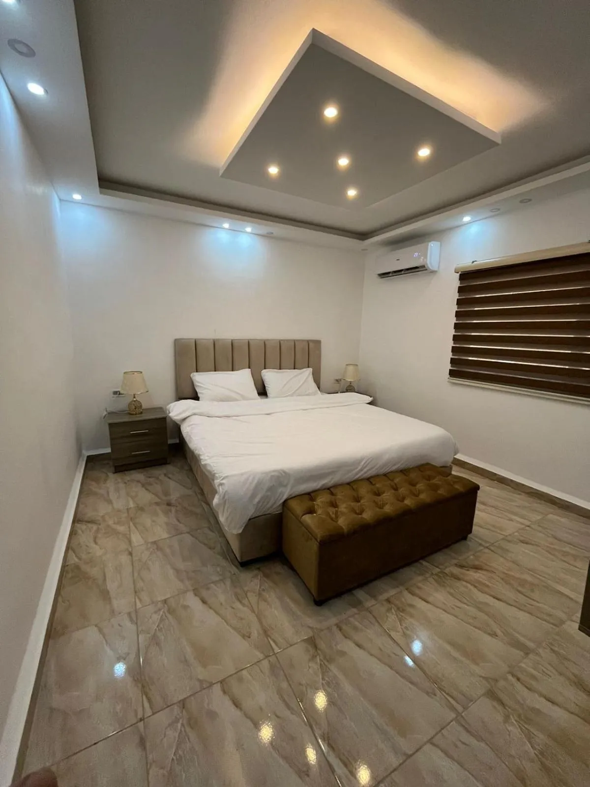 Bed in Nabateans Home Hotel
