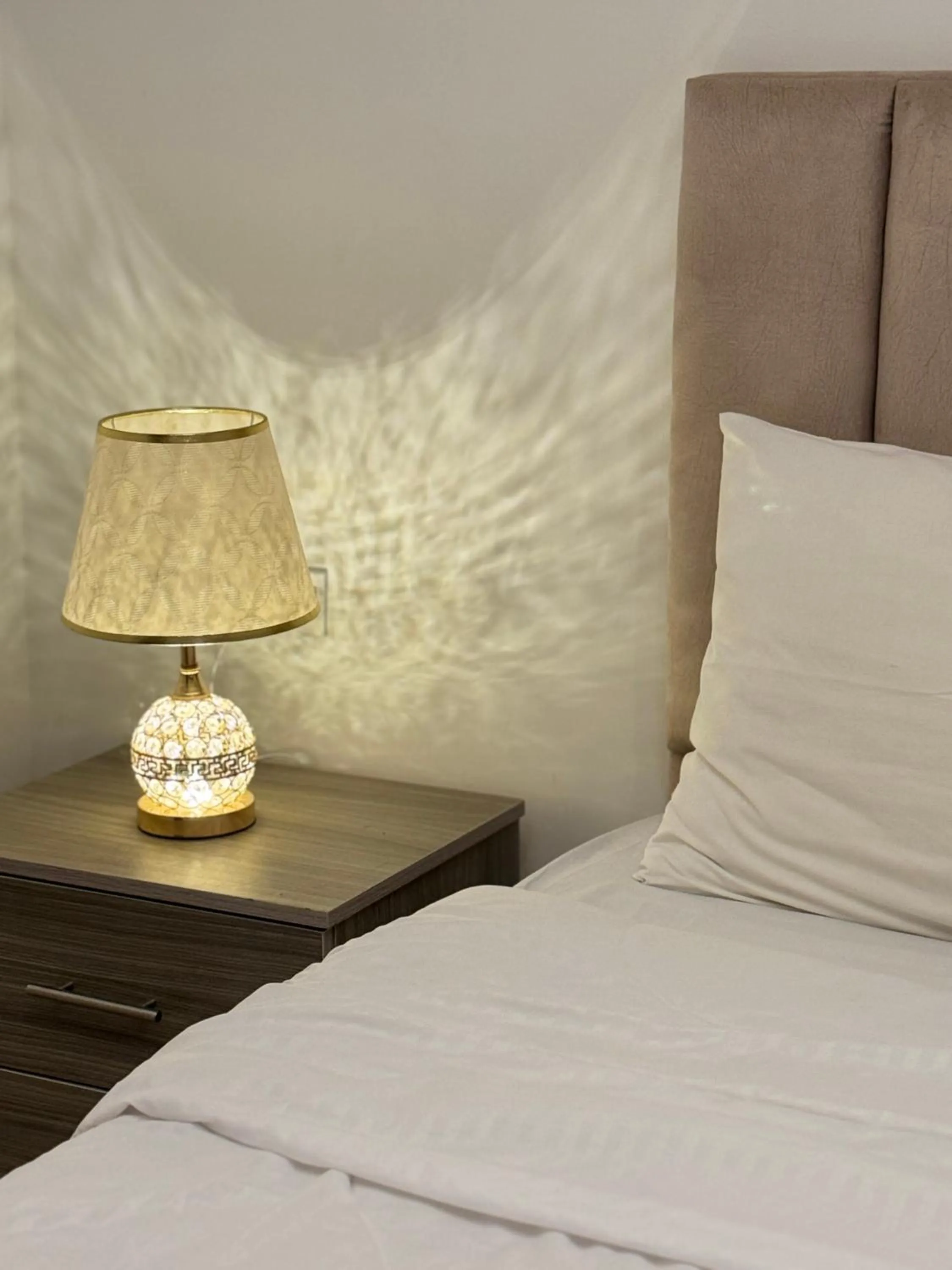 Bed in Nabateans Home Hotel